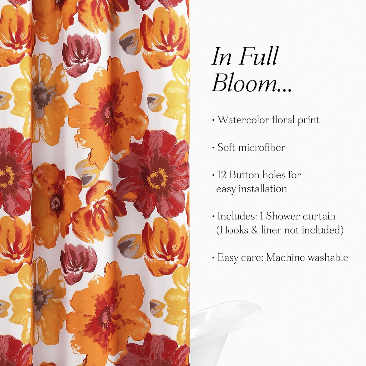Leah Floral Shower Curtain