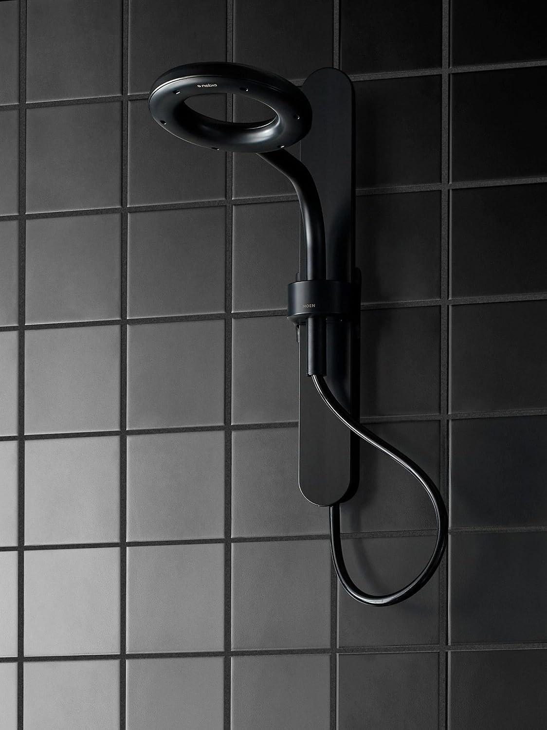 Moen N207C0Bl Matte Black Two-Function 7.9" Diameter Head Standard With Handshower