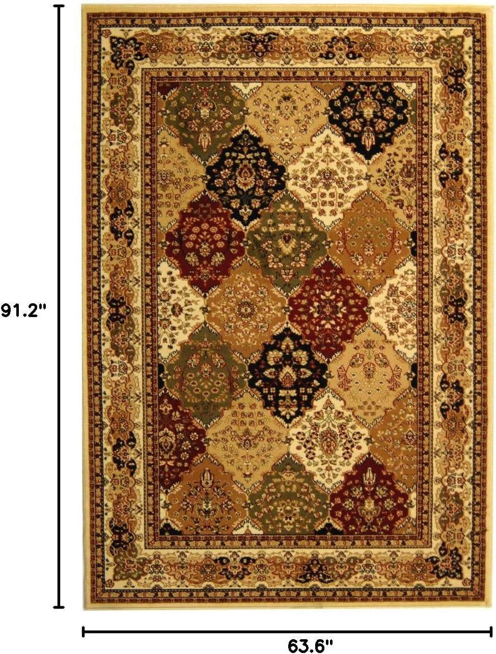Lyndhurst LNH221 Power Loomed Runner Rug - Multi/Ivory - 2'3"x6' - Safavieh
