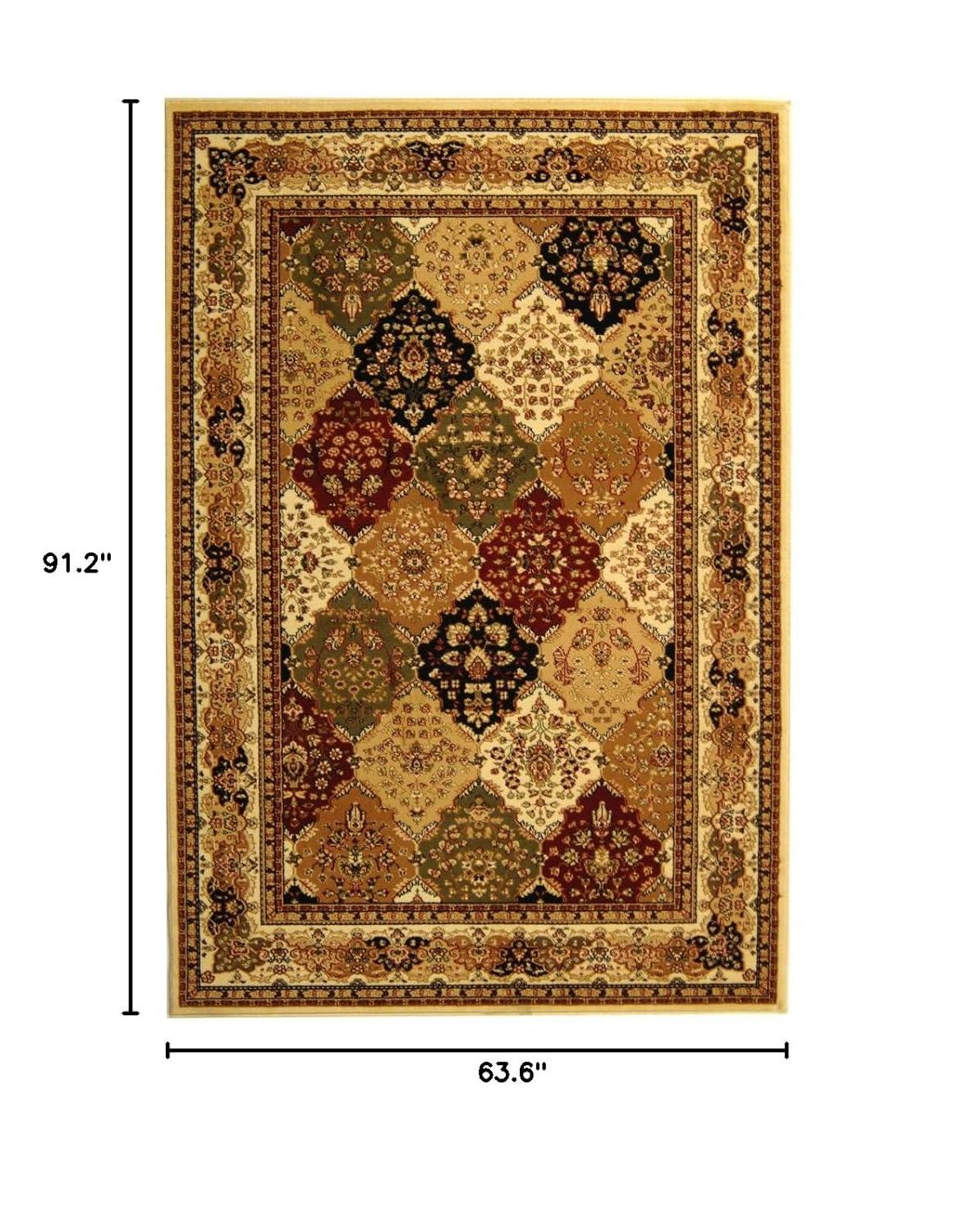 Lyndhurst LNH221 Power Loomed Runner Rug - Multi/Ivory - 2'3"x6' - Safavieh