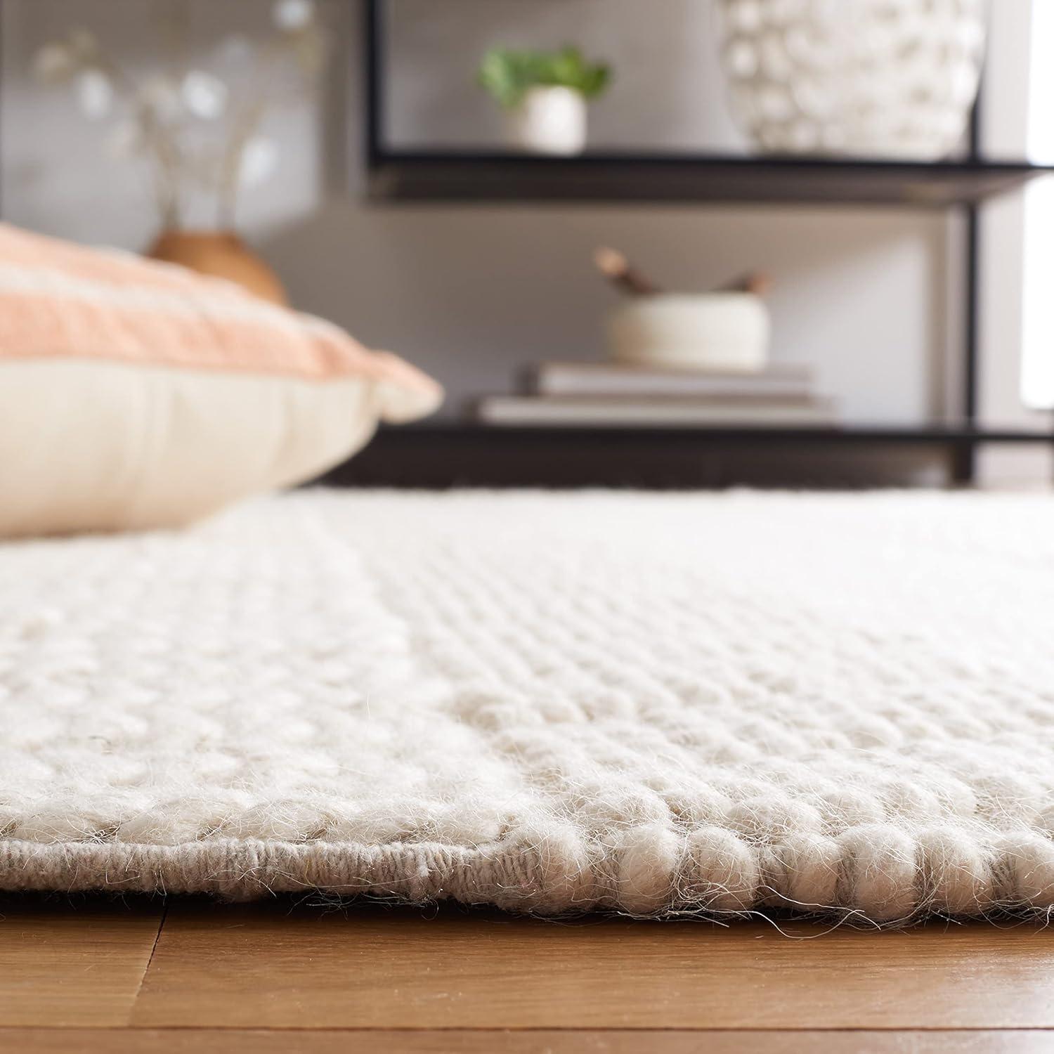 Natura NAT126 Hand Tufted Area Rug - Ivory - 6'x9' - Safavieh.