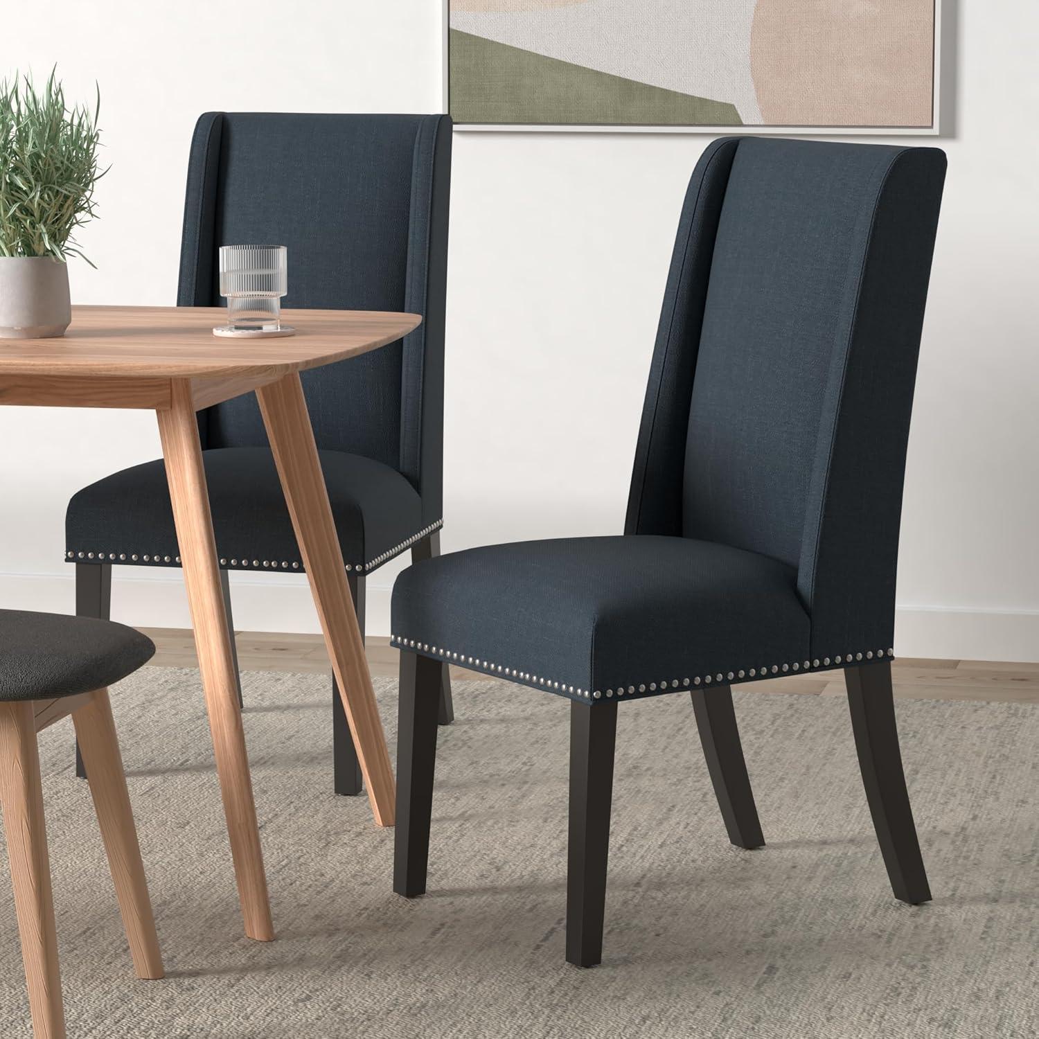Baron Fabric Upholstered Dining Chairs (Set of 2) by Modway