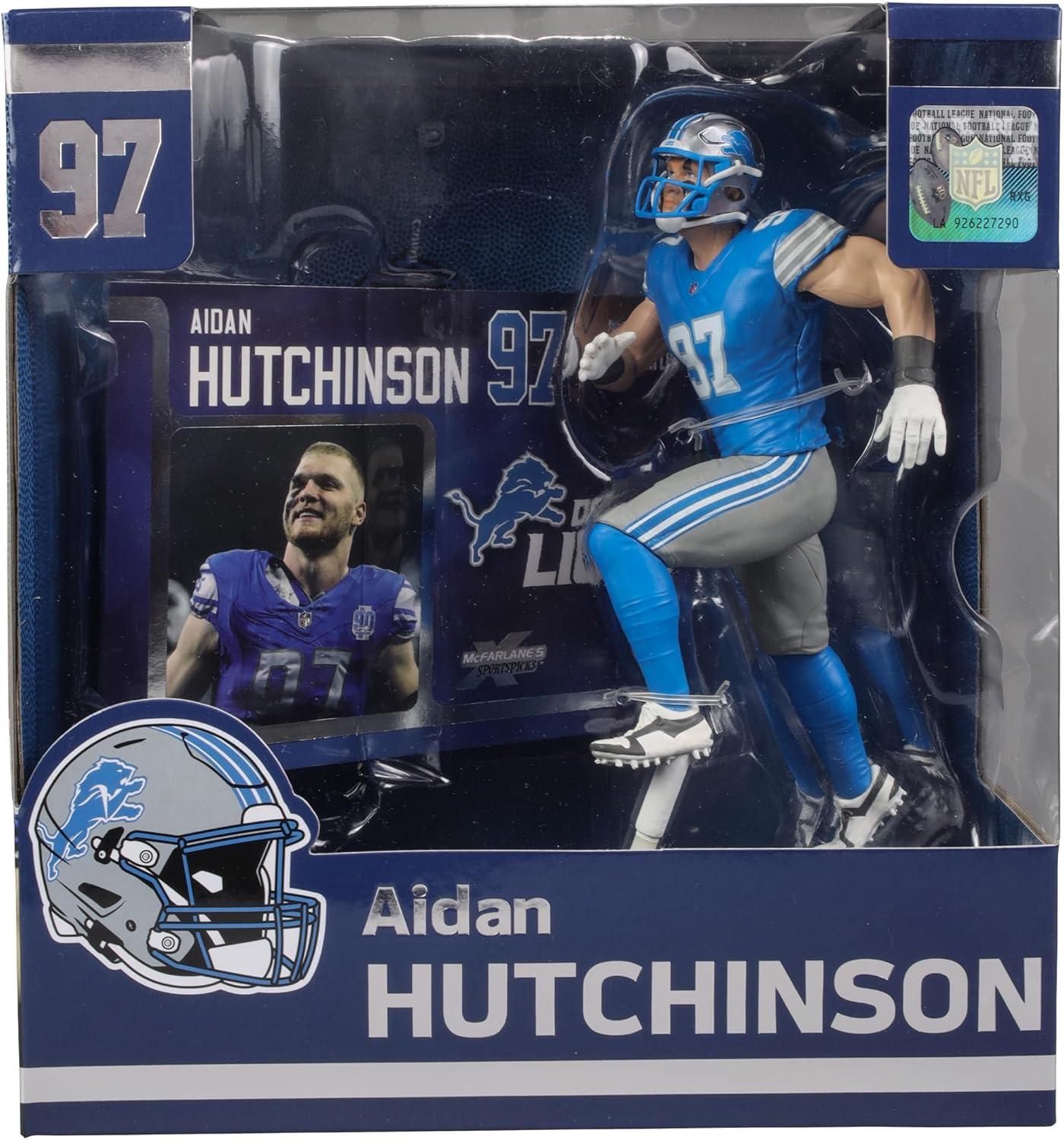 Mcfarlane Toys Detroit Lions NFL Aiden Hutchinson McFarlane Action Figure