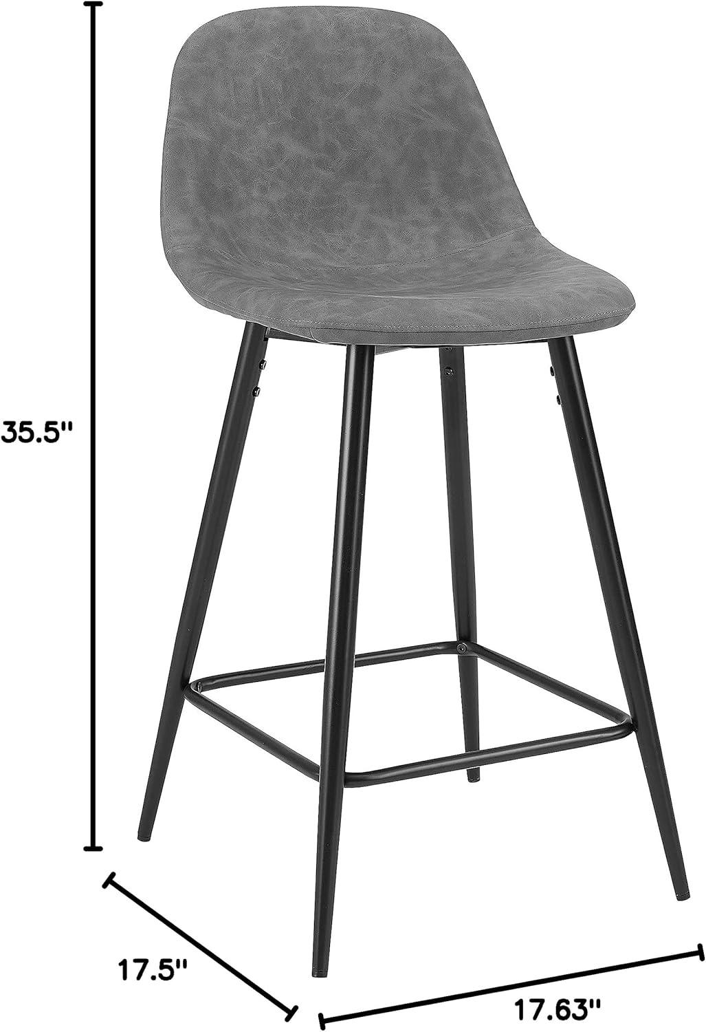 Set of 2 Weston Counter Height Barstools - Crosley