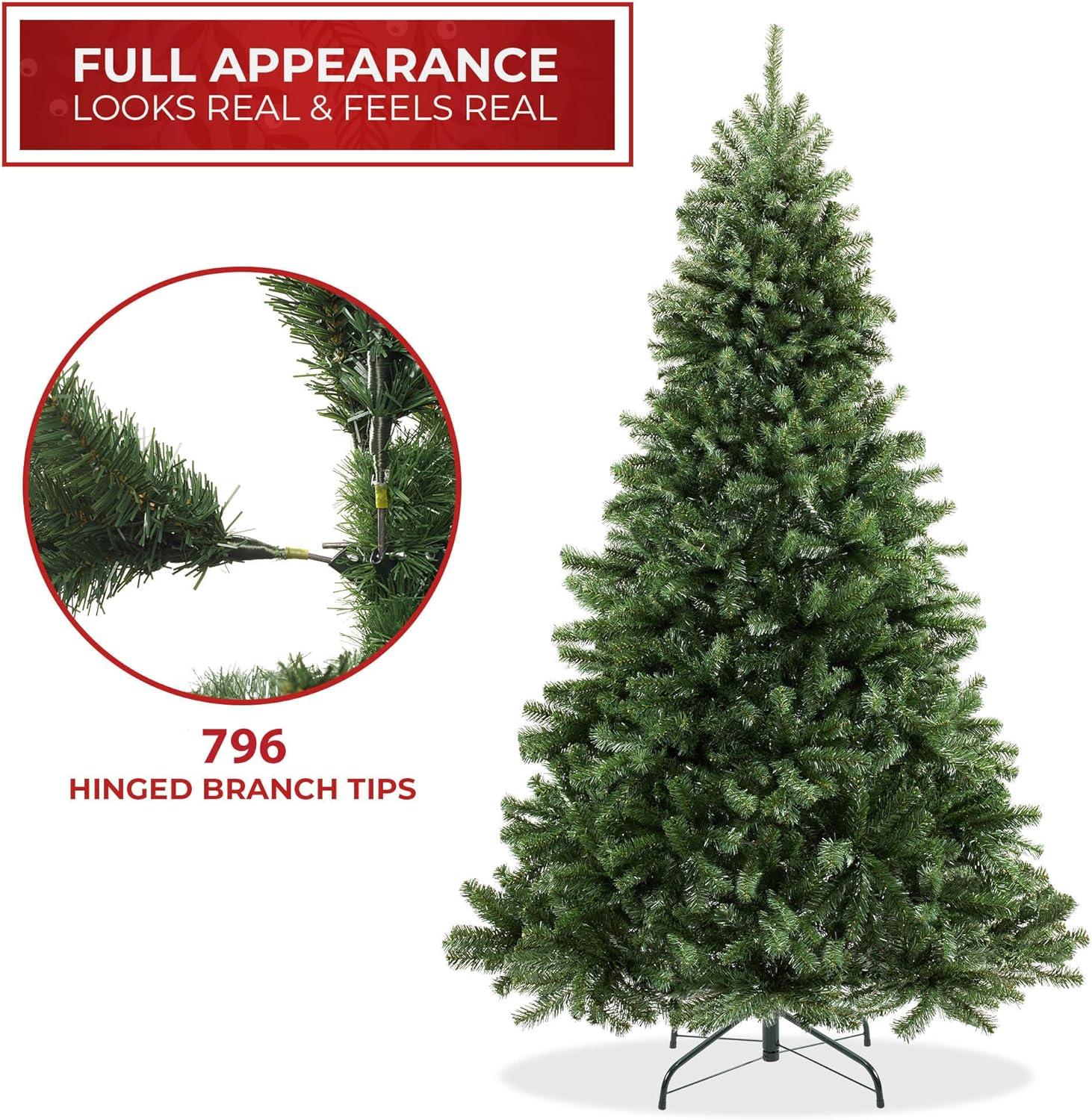 Flensburg 6' Artificial Green Spruce Christmas Tree with Stand