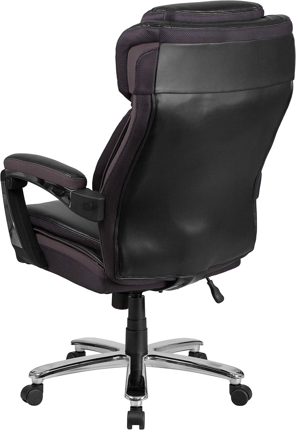 Esmeralda Big & Tall LeatherSoft Ergonomic Office Chair with Headrest and Armrests