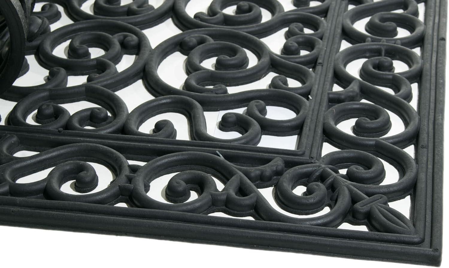 Imports Decor Rubber Doormat, Brooklyn, 24-Inch by 48-Inch