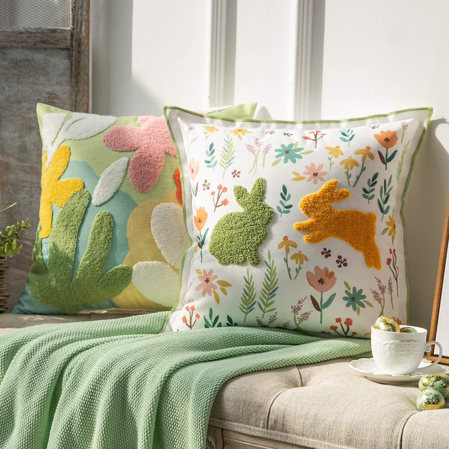Phantoscope Floral Throw Pillow