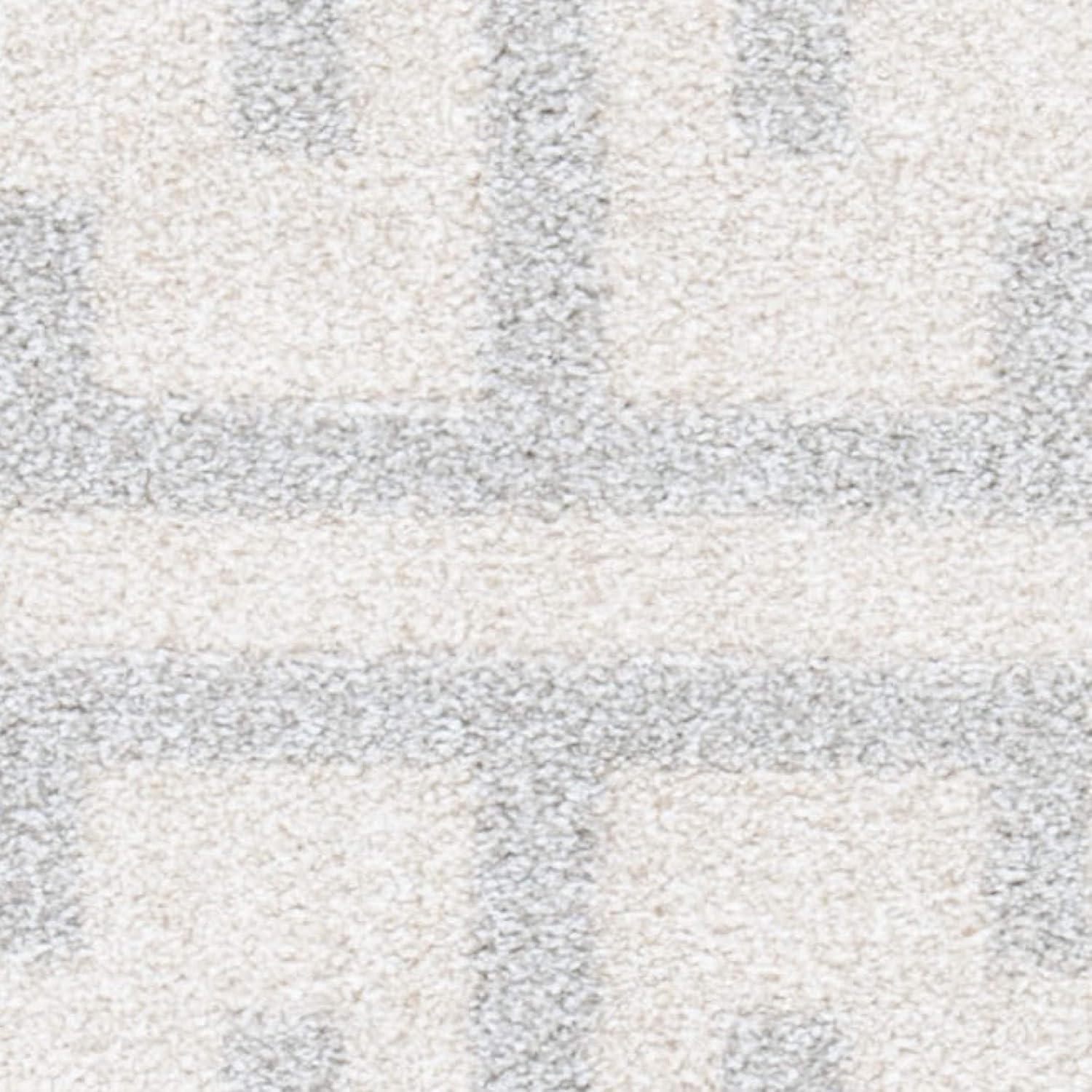 Amherst AMT404 Power Loomed Area Rug - Ivory/Light Grey - 5'3"x8' - Safavieh.