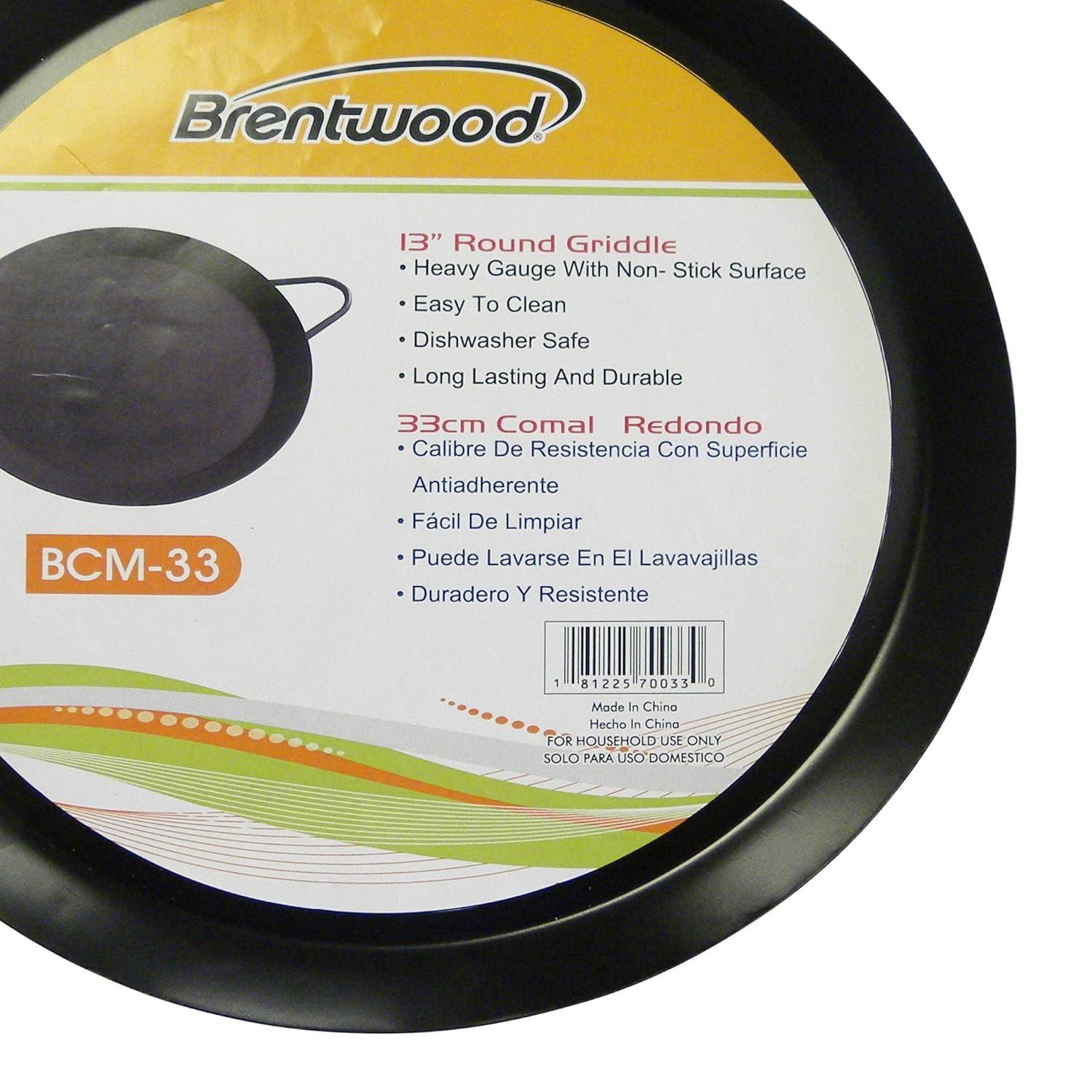 Brentwood Non-Stick Carbon Steel Griddle