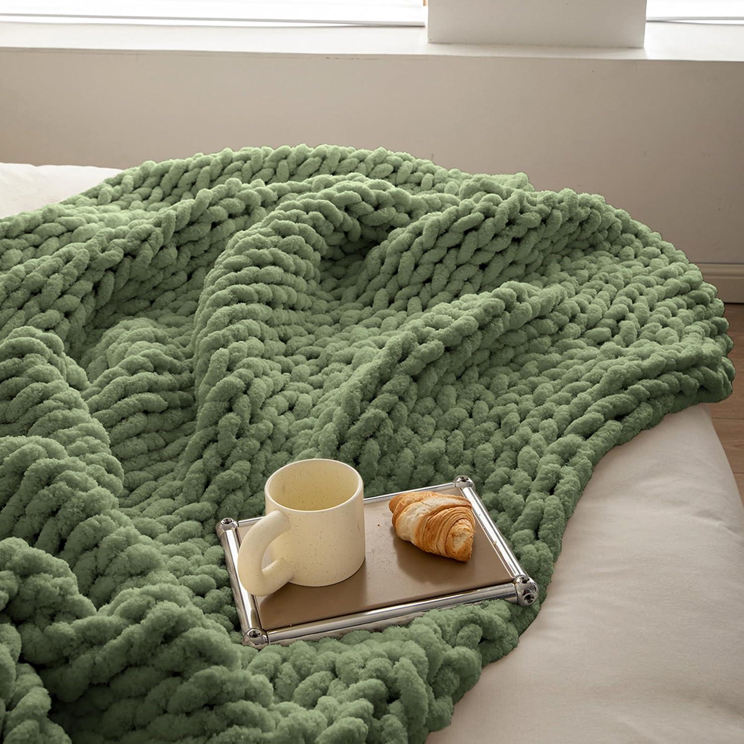 Donna Sharp Chunky Chunky Knit Throw Blanket