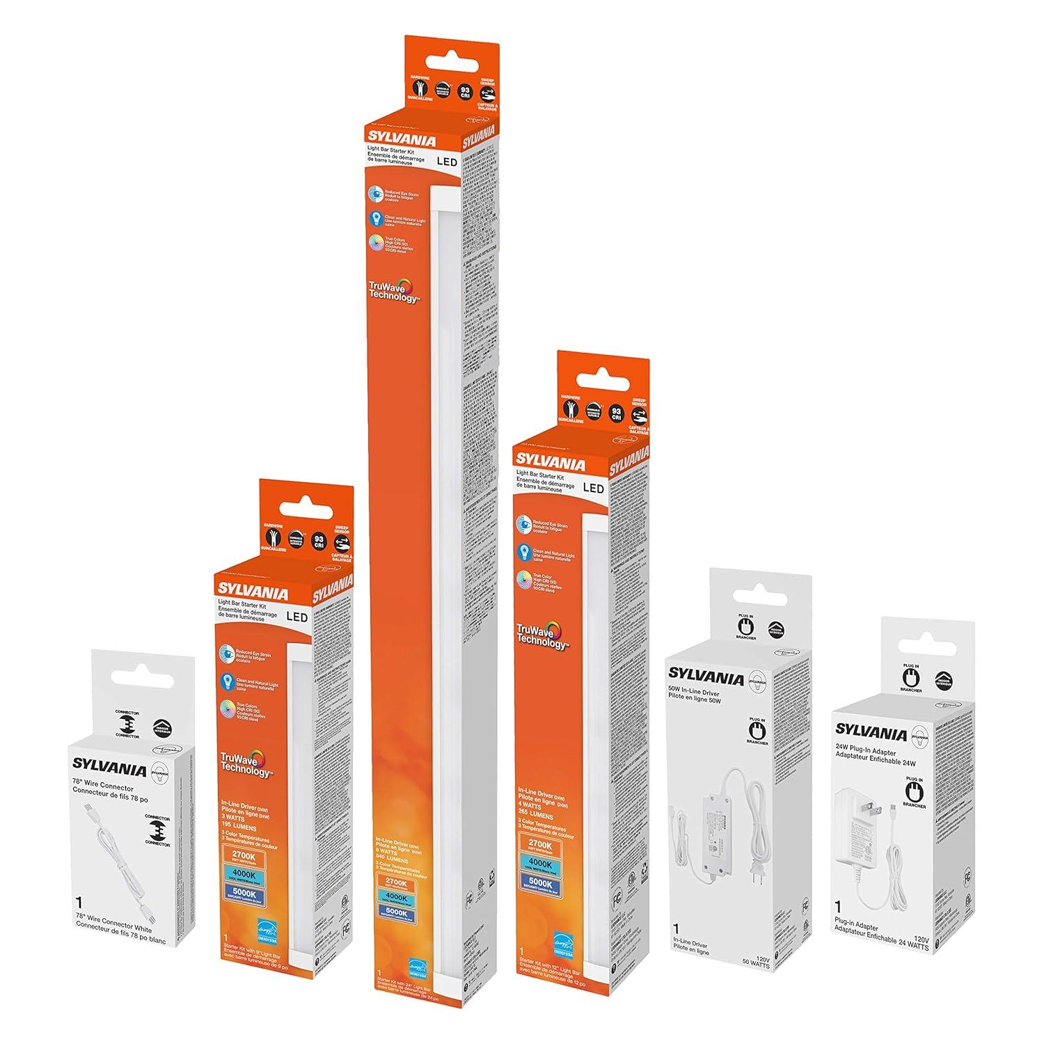 Sylvania 61869 - UCKIT004TL9SC612INWH Indoor Under Cabinet Cove LED Fixture