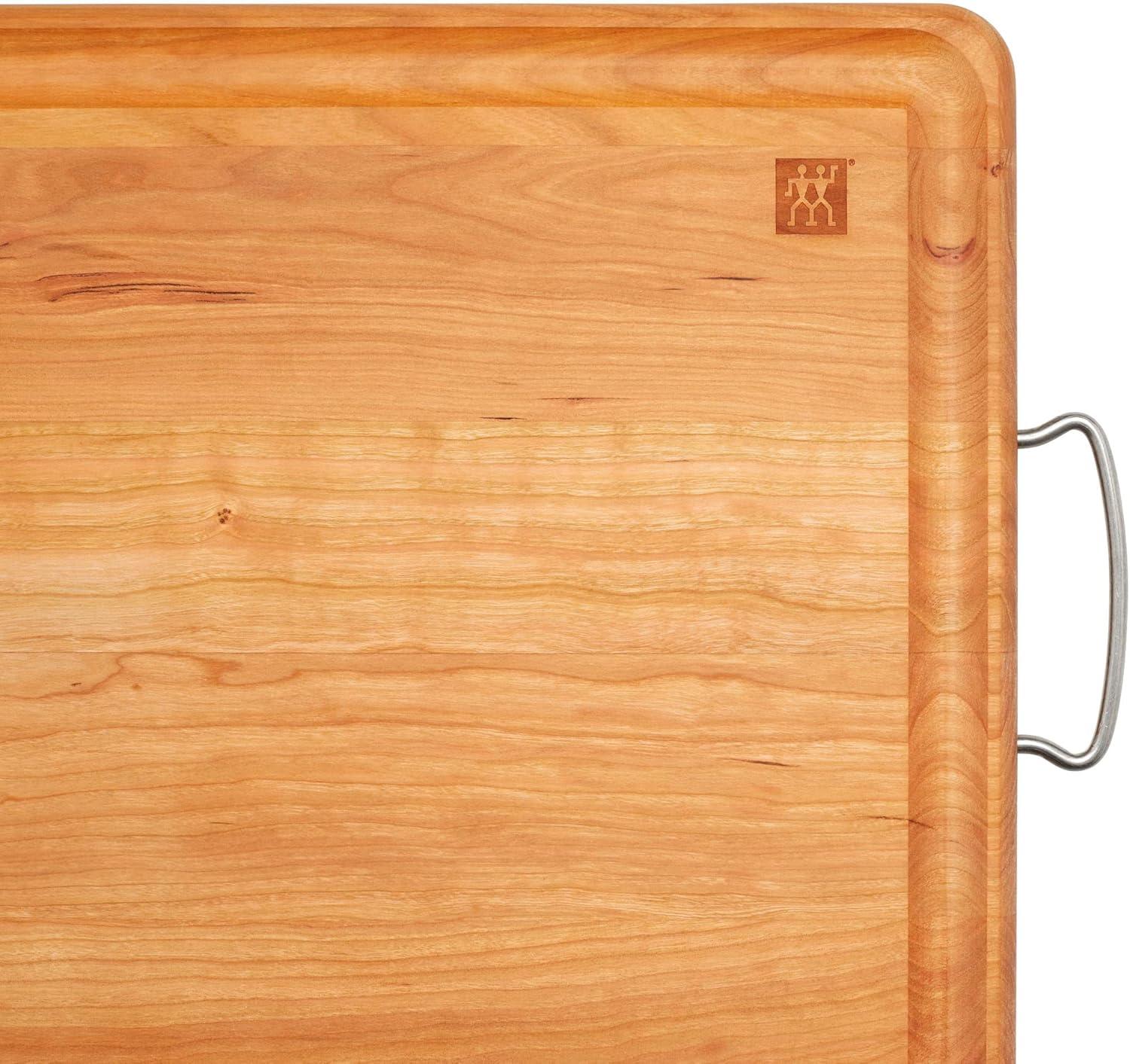 ZWILLING Cherry Wood Carving Board with Handles