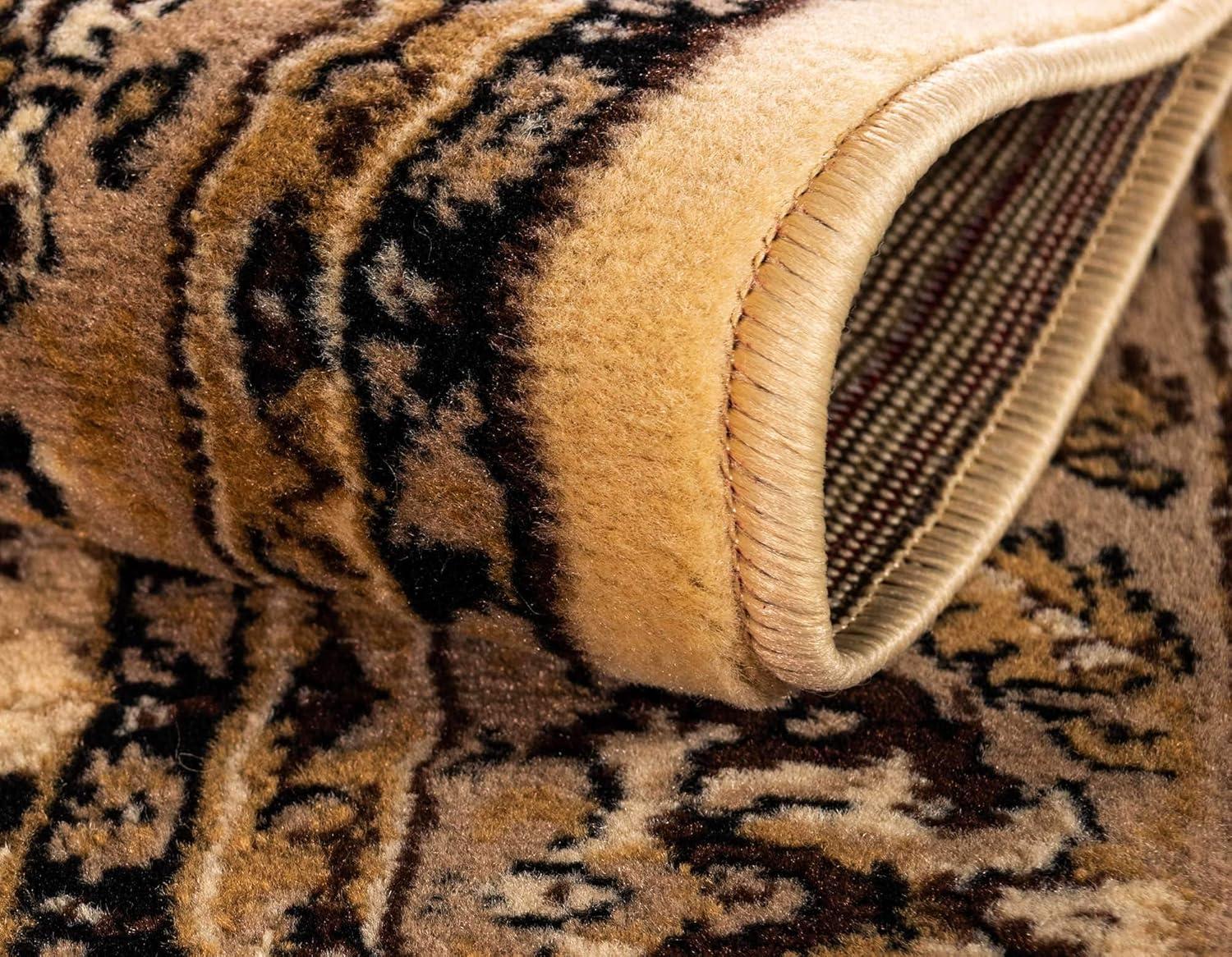 Unique Loom 5' 1 x 8' 0 Sialk Hill Washington Ivory Area Rug