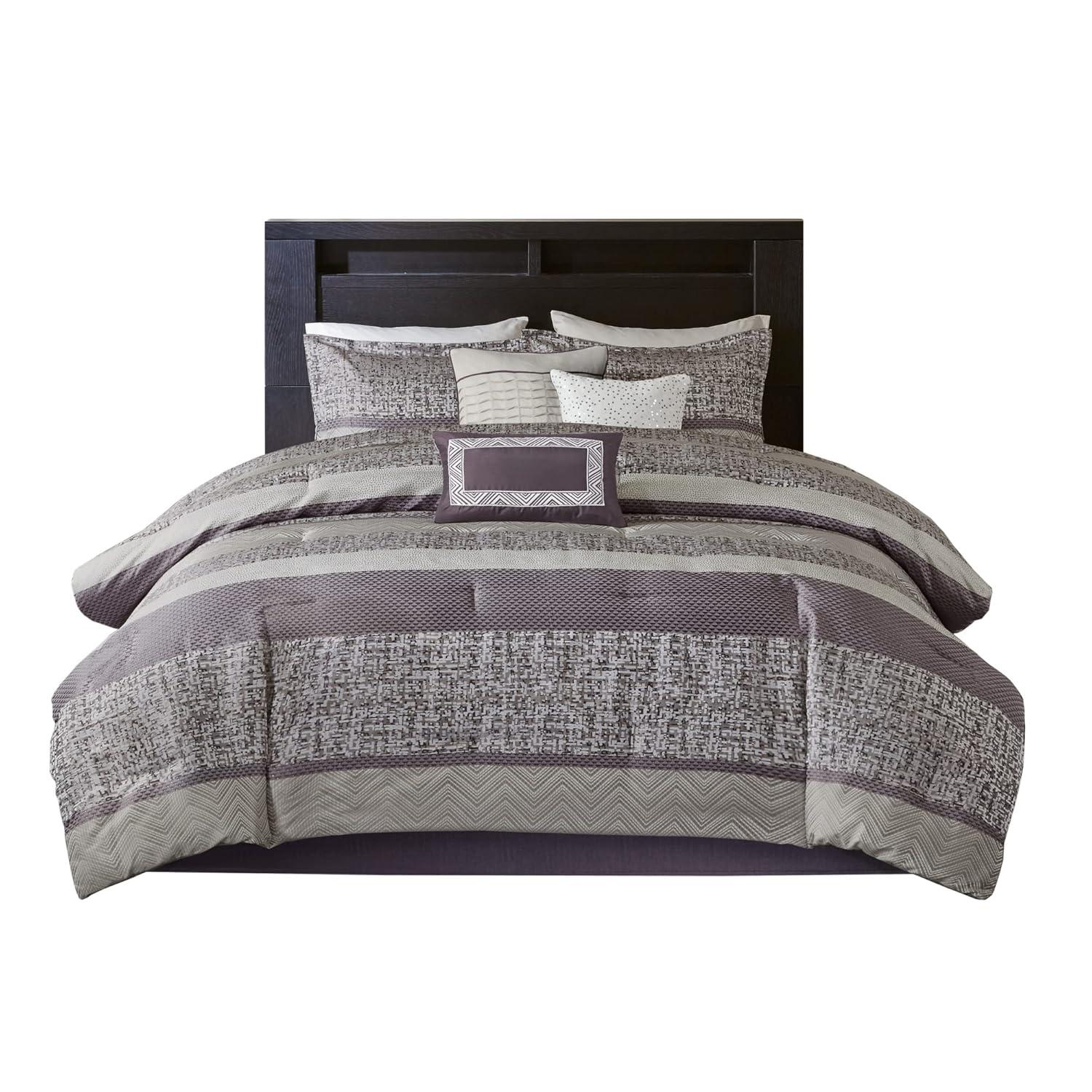 Madison Park Rhapsody 7 Piece Jacquard Comforter Set