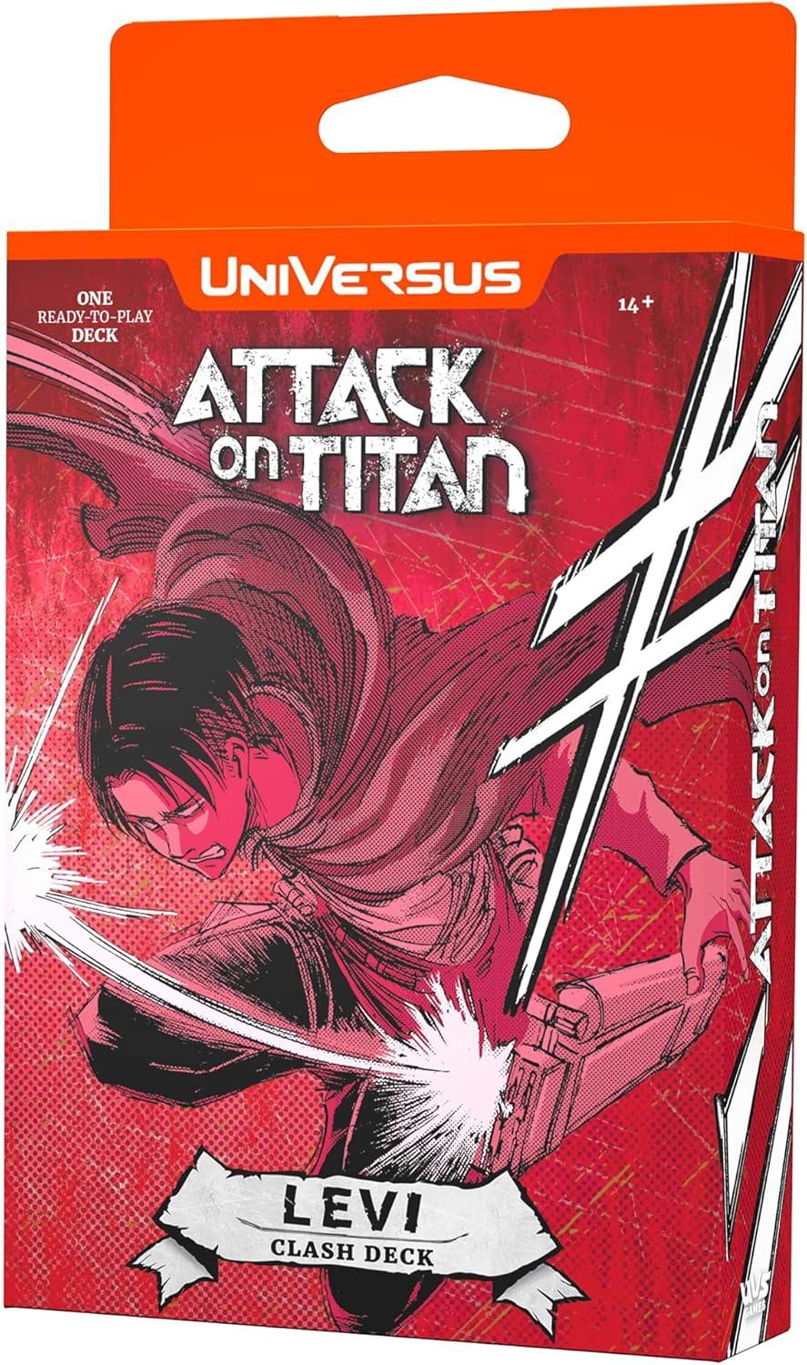 Universus Attack On Titan Battle For Humanity CCG Clash Deck - LEVI [61-Card Ready-To-Play Deck]
