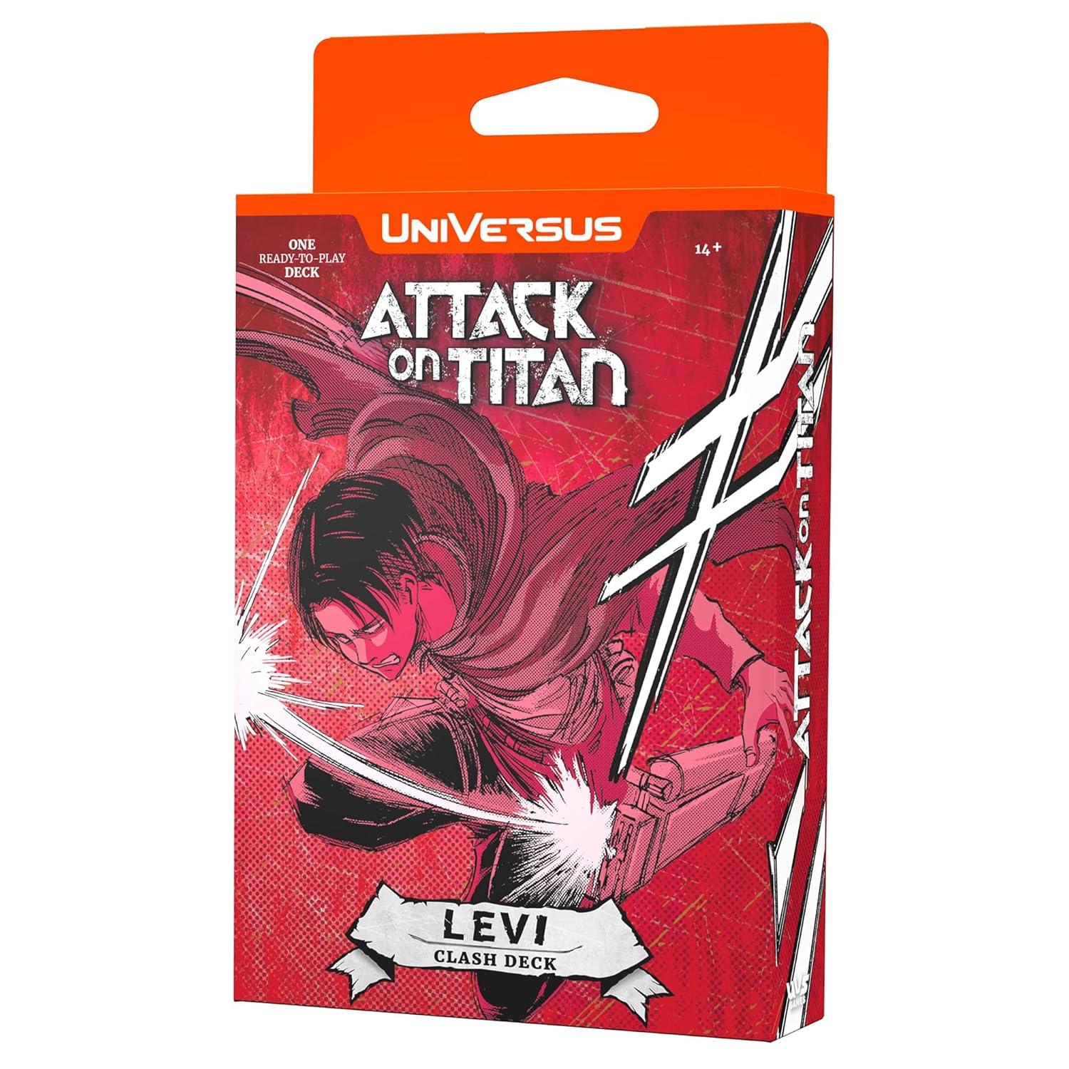 Universus Attack On Titan Battle For Humanity CCG Clash Deck - LEVI [61-Card Ready-To-Play Deck]