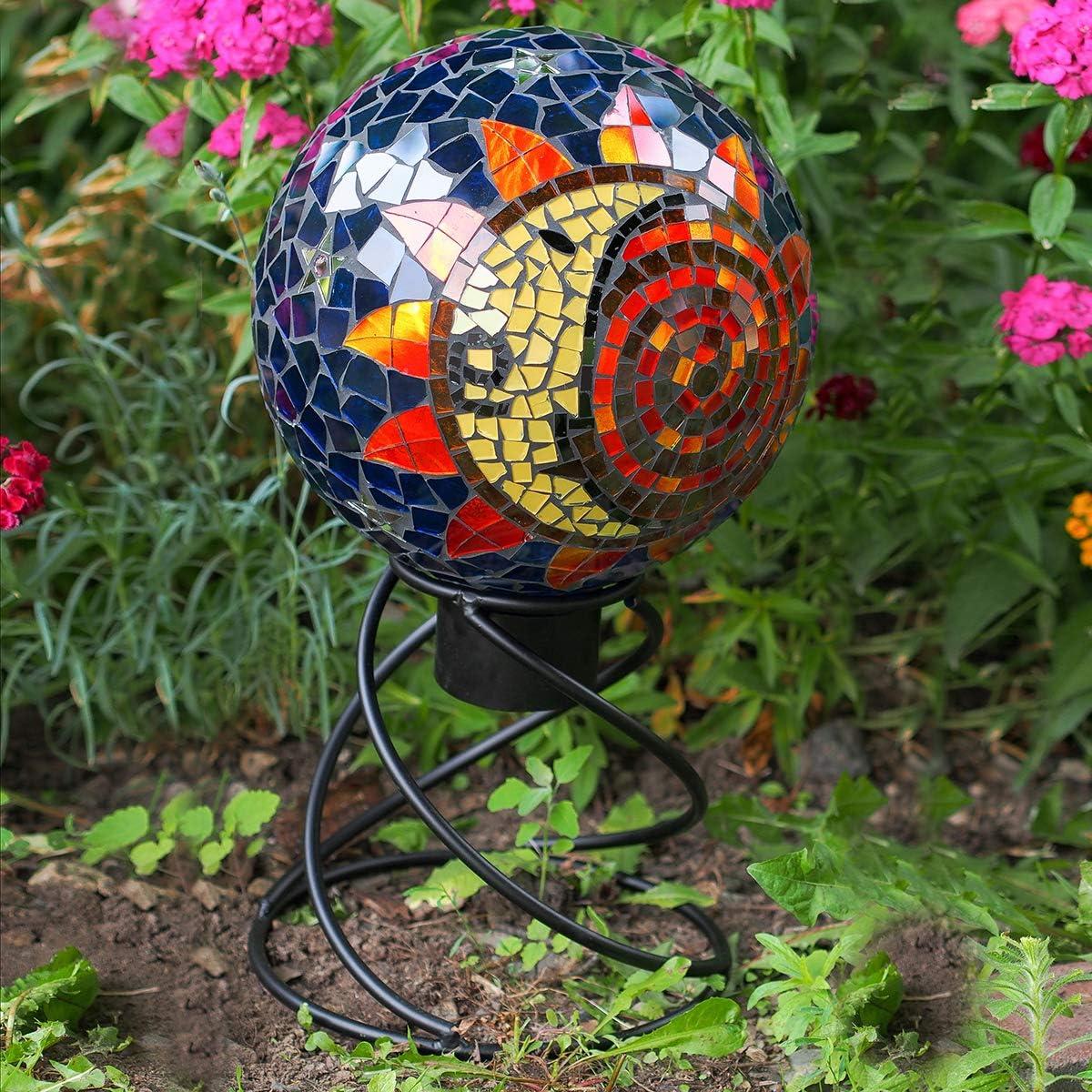 Echo Valley Weather Resistant Metal Abstract Gazing Ball Stand