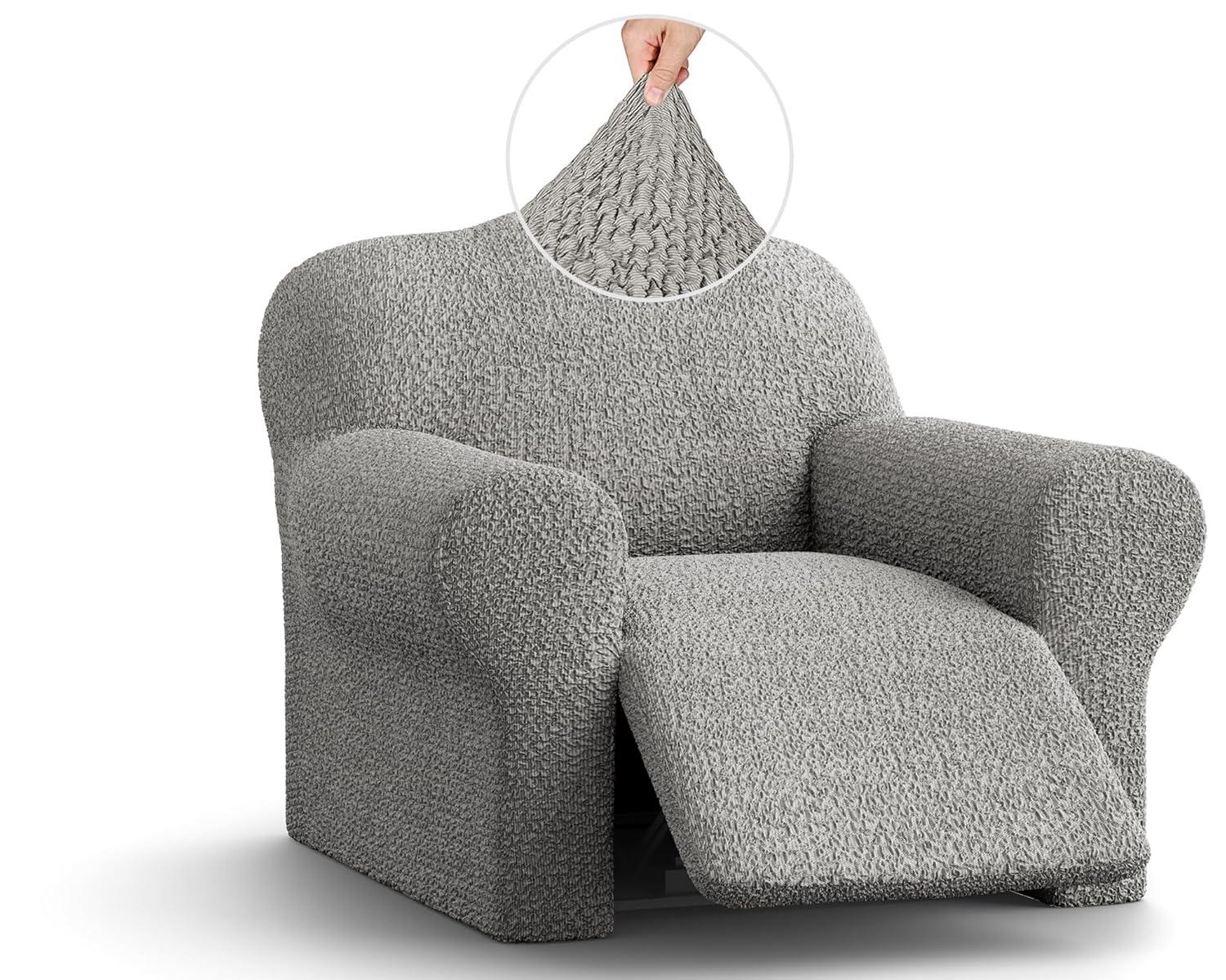 Stretchy Slipcover for Recliner Armchair - Italian Style & Premium Quality - Mille Righe Collection