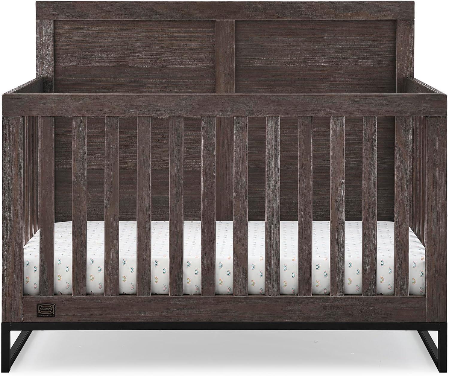 Simmons Kids' Foundry 6-in-1 Convertible Baby Crib