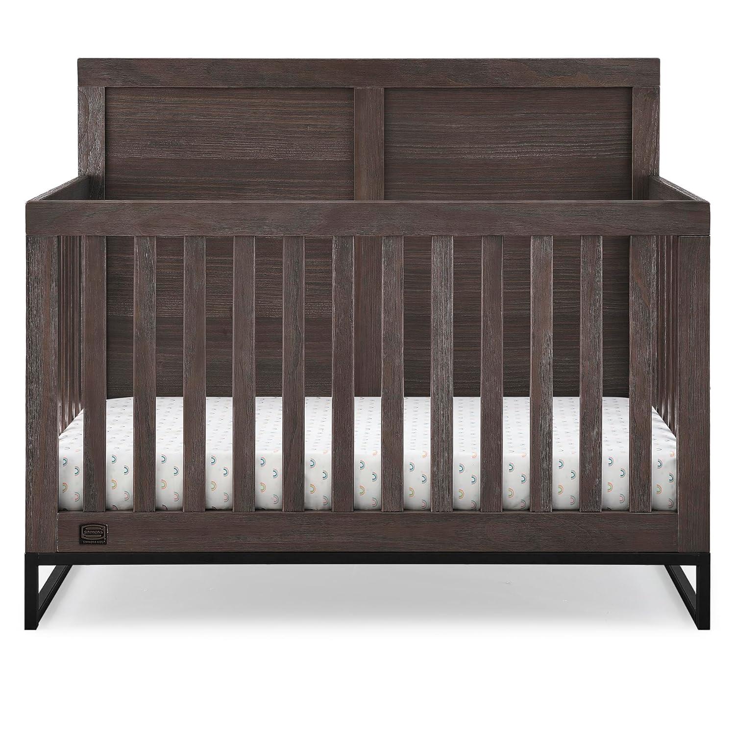 Simmons Kids' Foundry 6-in-1 Convertible Baby Crib