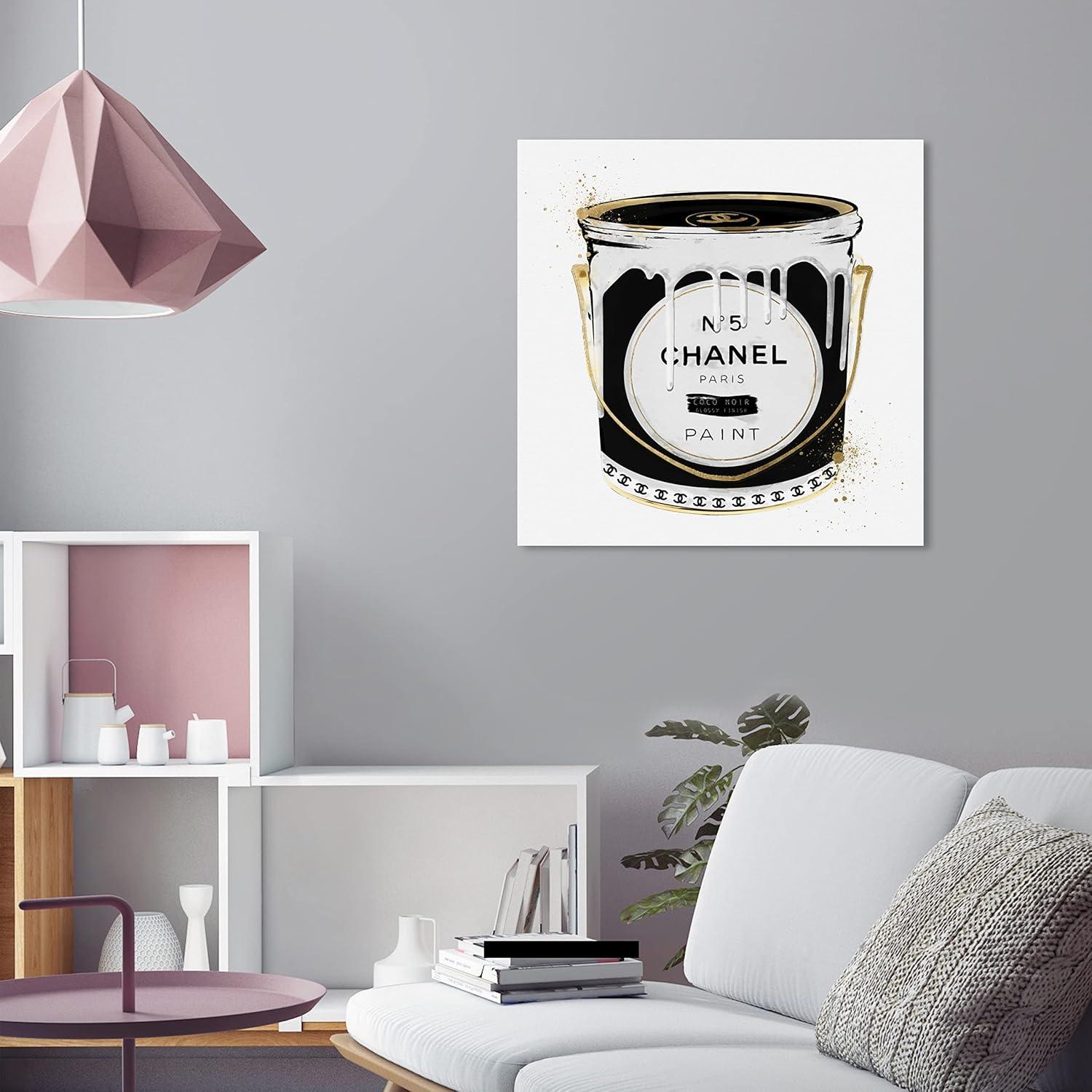 Oliver Gal Prints " Fashion Paint Noir Can "