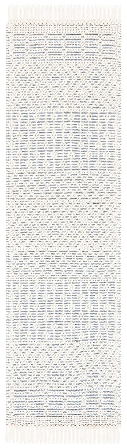 Natura NAT852 Hand Loomed Runner Rug - Ivory/Grey - 2'3"x12' - Safavieh.