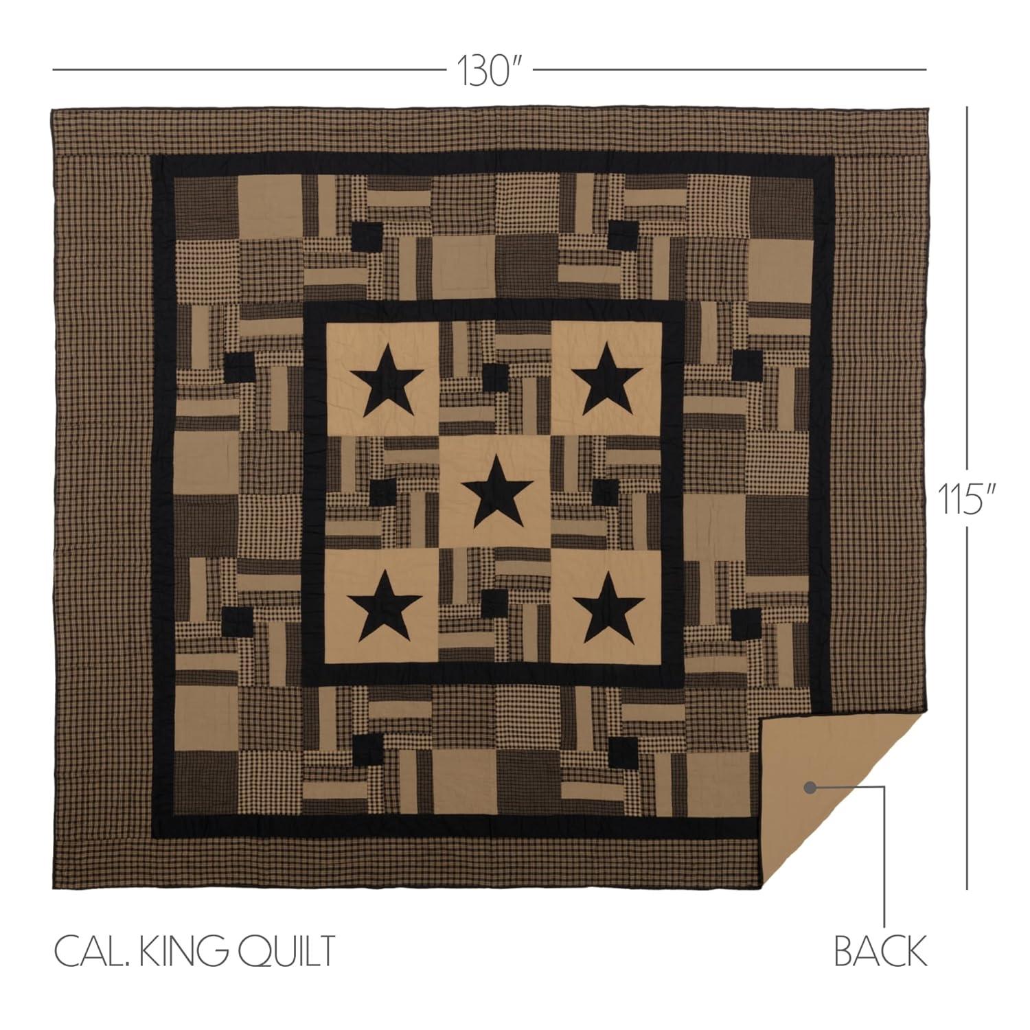 VHC Brands American Traditional Cotton Patchwork Quilt