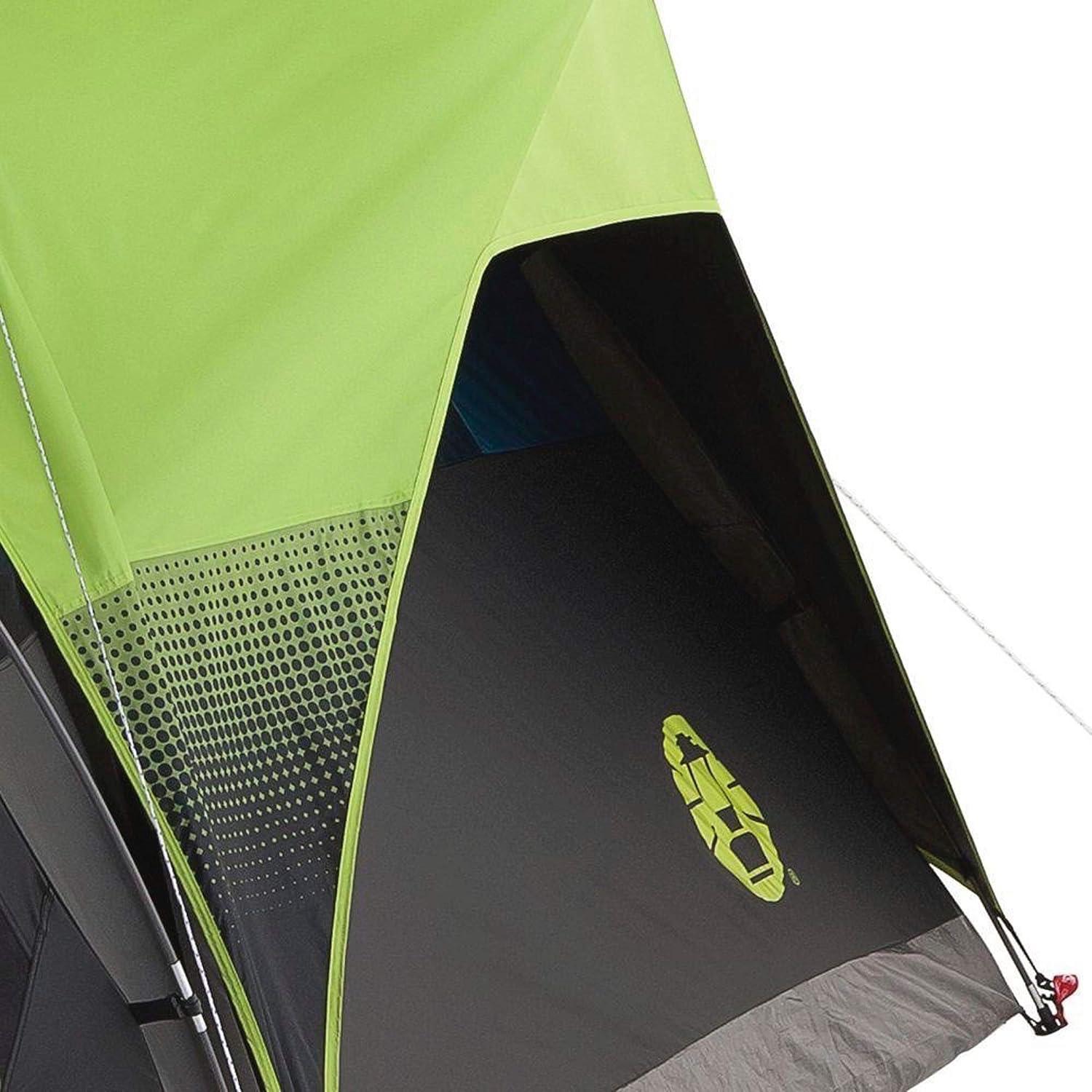 Coleman® 4-Person Carlsbad™ Dark Room™ Dome Camping Tent with Screen Room, 2 Rooms, Green