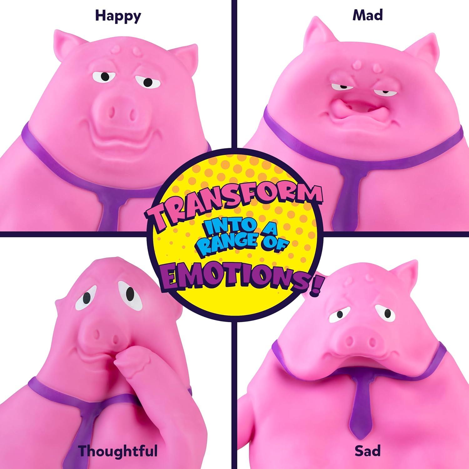 Save 64% • Jumbo Pink Stretchy Pig Sensory Fidget Toy