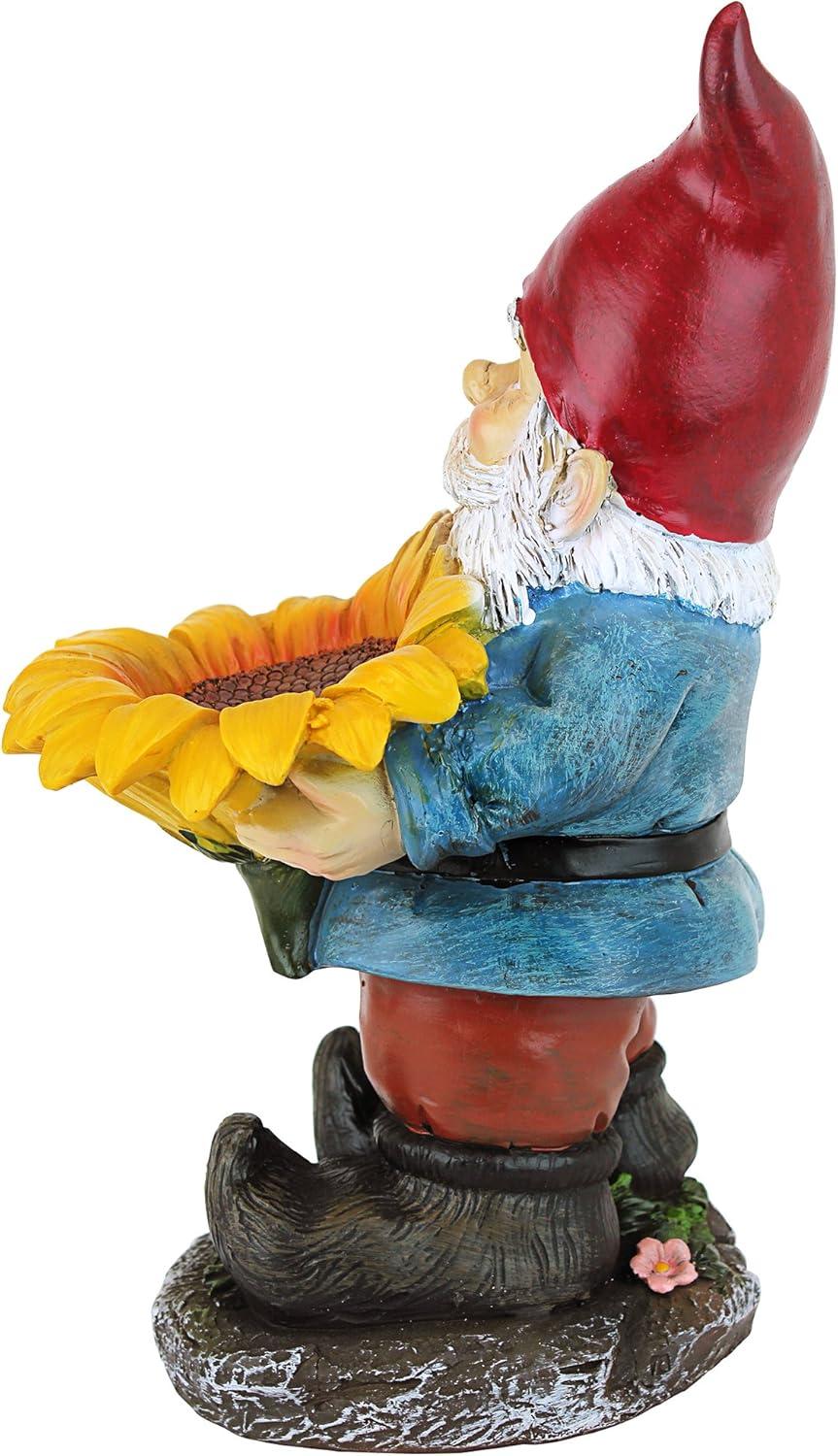 Garden Gnomes Sunflower Sandra Statue