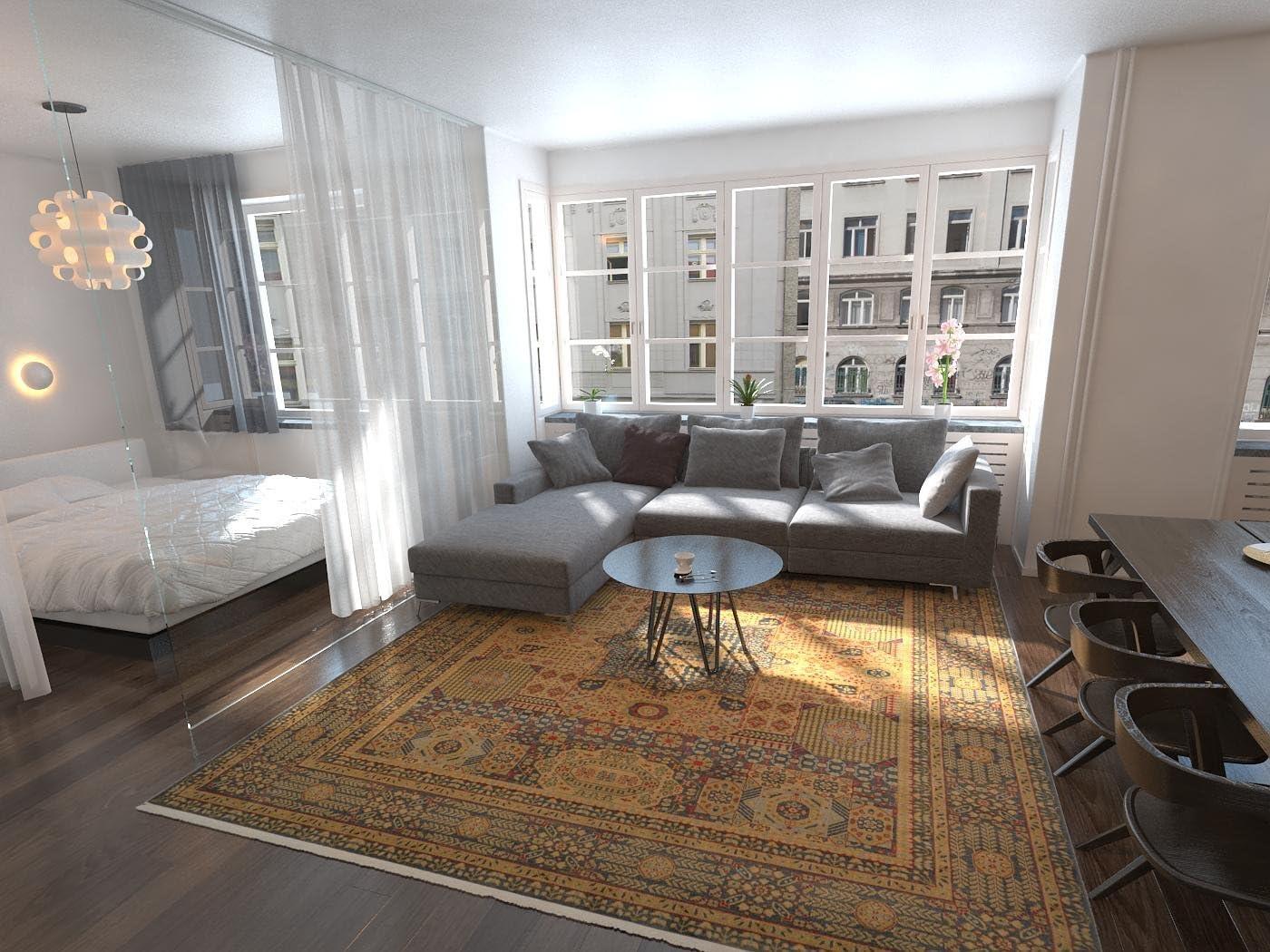 Unique Loom Palace Collection Area Rug (10'Square, Brown/ Light Blue)