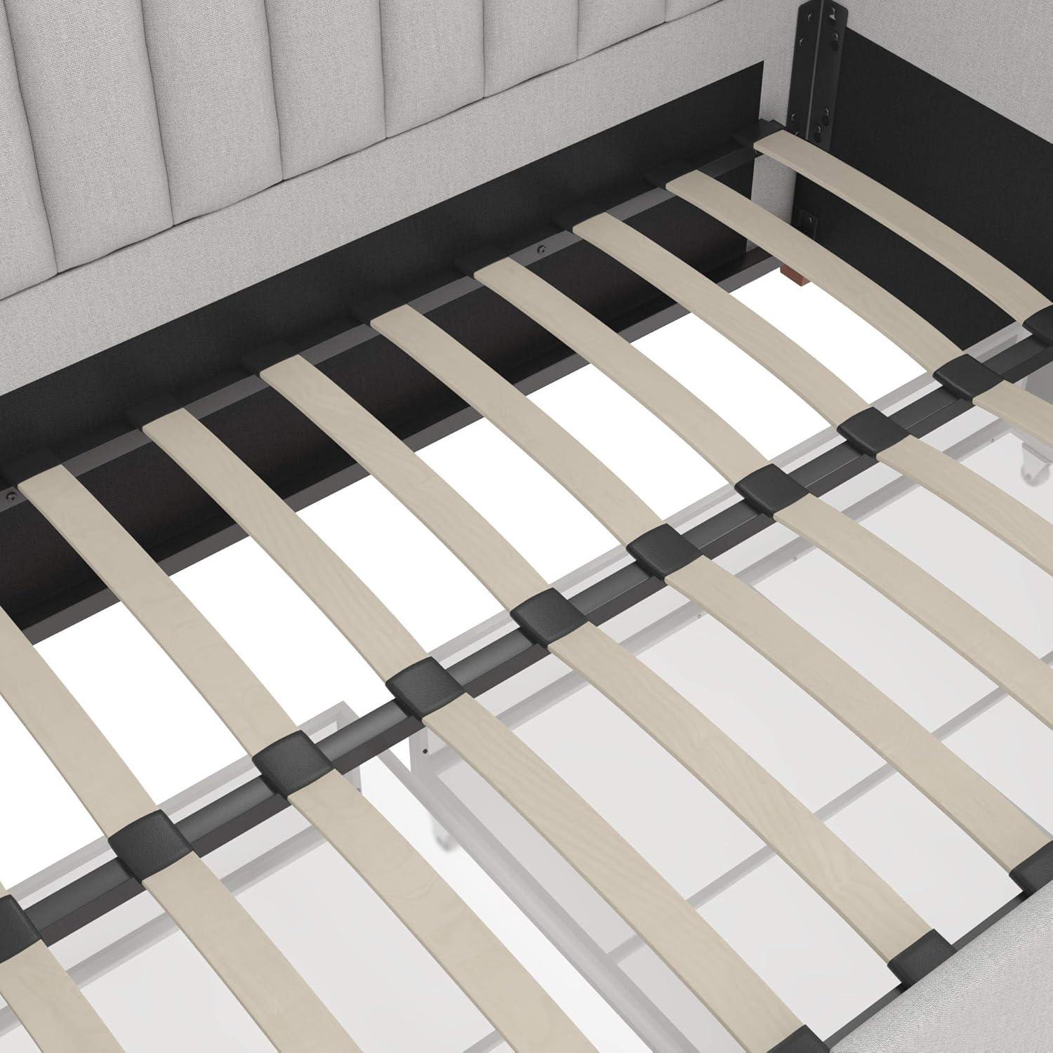 Brittany Upholstered Unfinished Platform Storage Bed