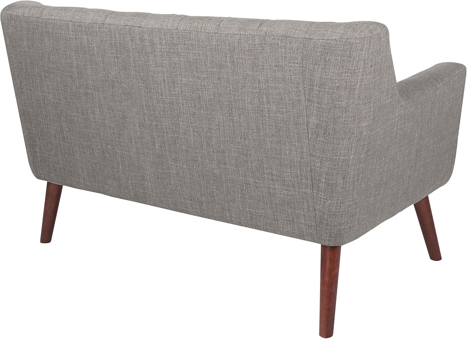 Mill Lane Loveseat with Coffee Legs Gray - OSP Home Furnishings