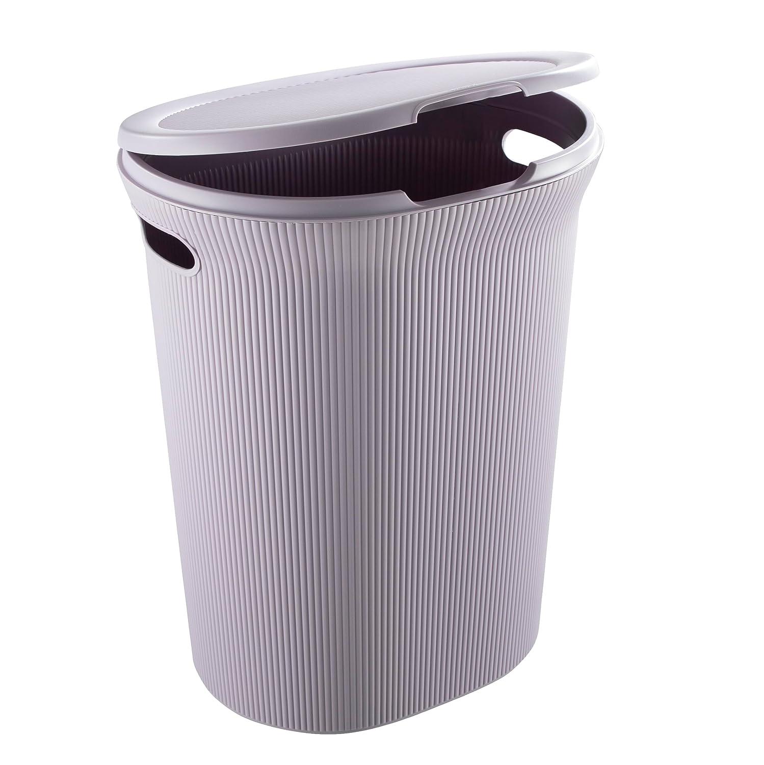 Superio Ribbed Laundry Hamper and Laundry Basket