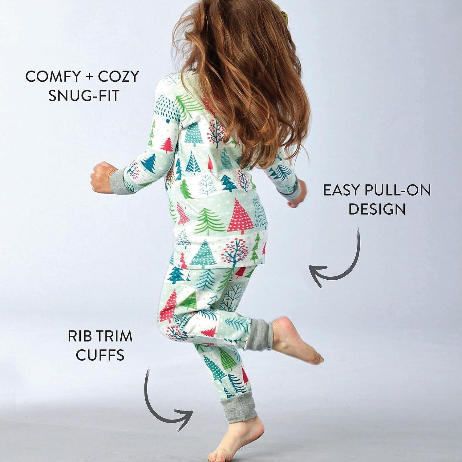 Feelin Pine Organic Cotton Baby Pajama Set 12M