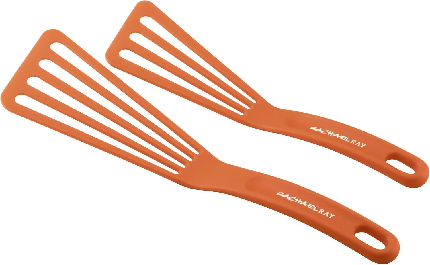 Rachael Ray Kitchen Utensils and Cooking Tools Set, 6-Piece, Orange