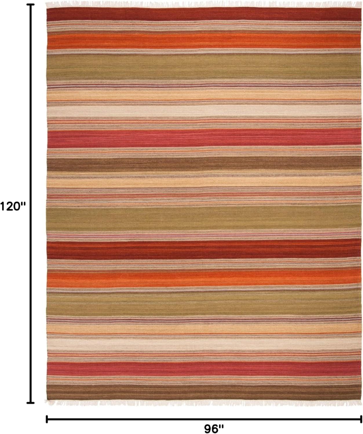 Striped Kilim STK317 Hand Woven Area Rug  - Safavieh