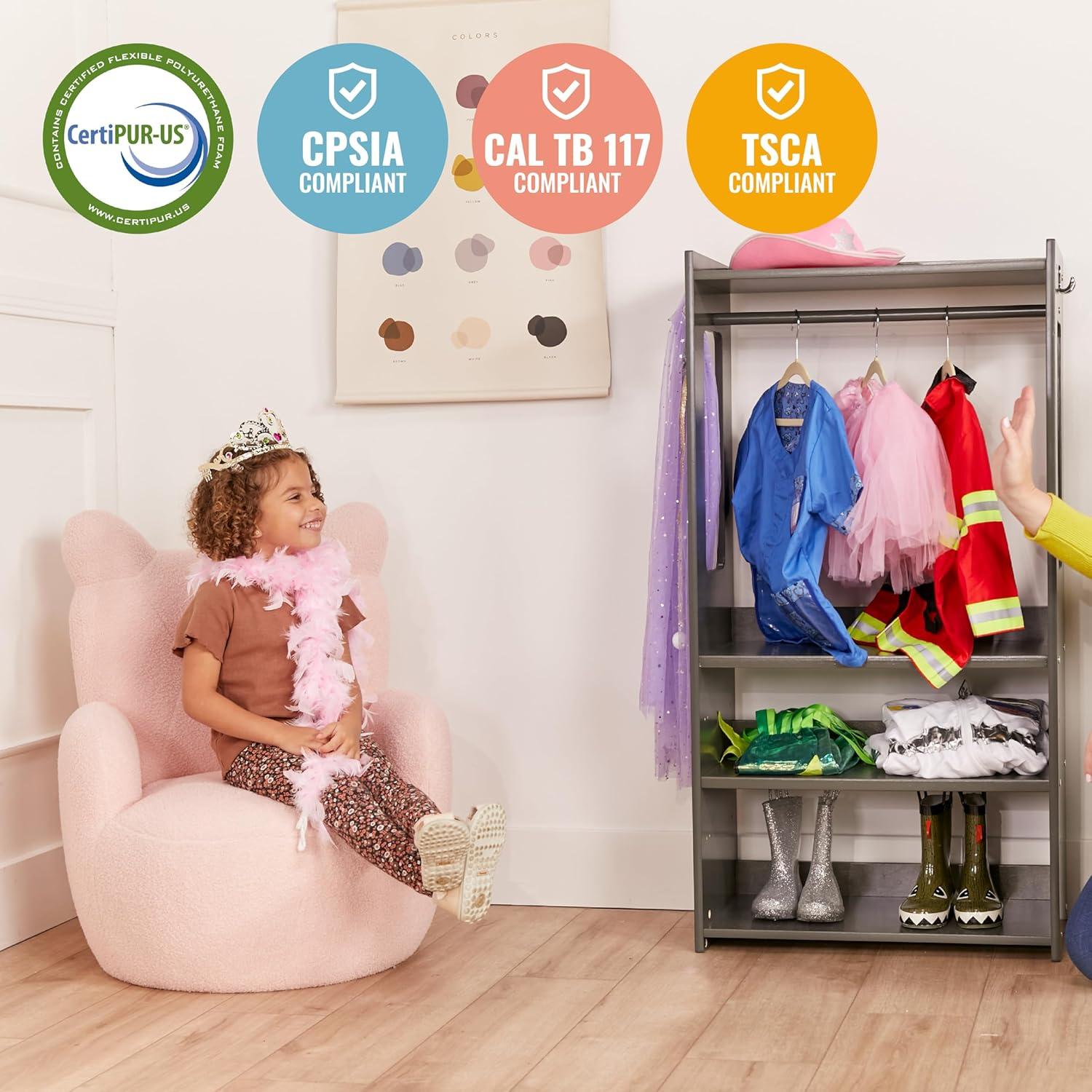 ECR4Kids ECR4Kids Teddy Chair, Kids Furniture