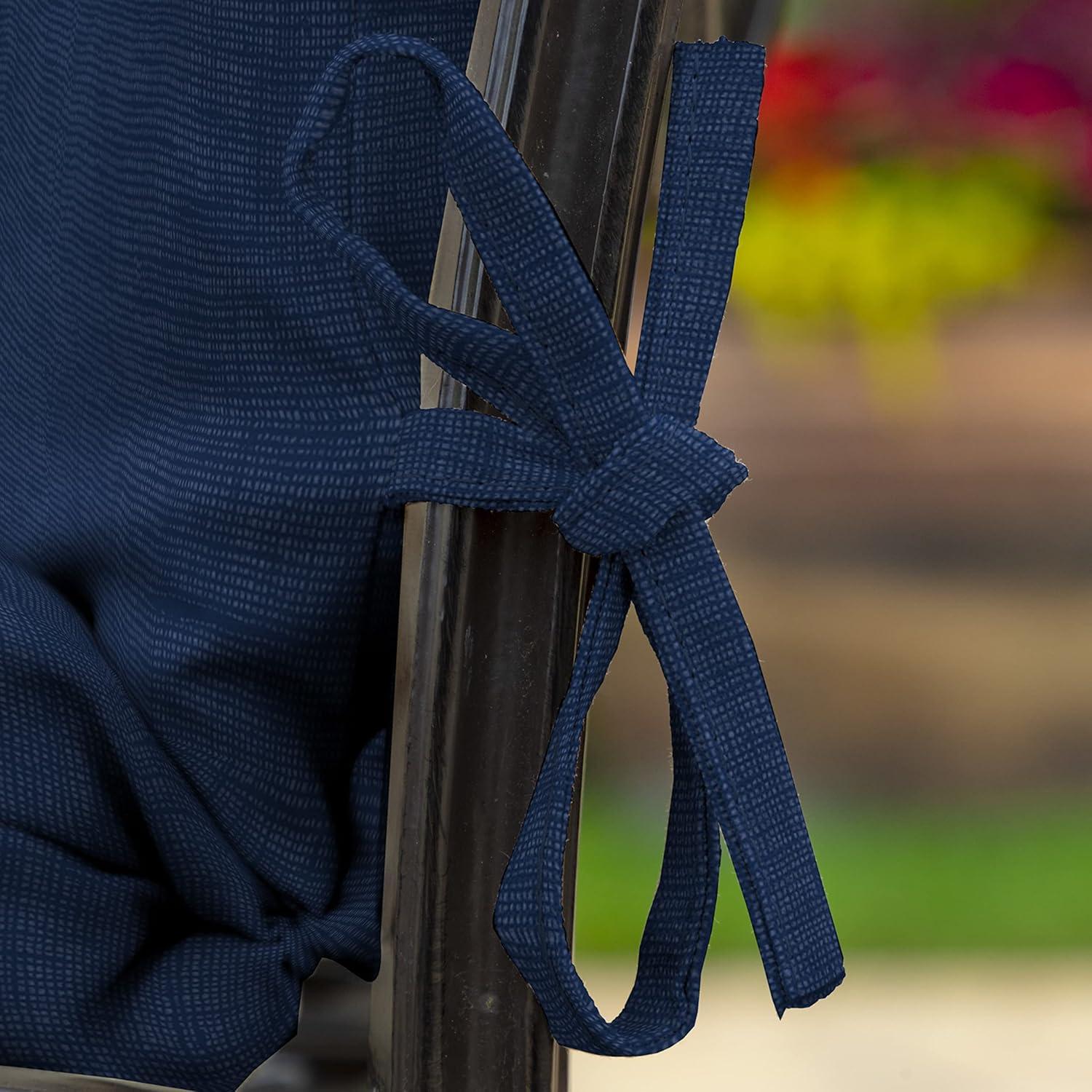 ARDEN Outdoor Chair Cushion 16.5 x 18, Sapphire Blue Leala