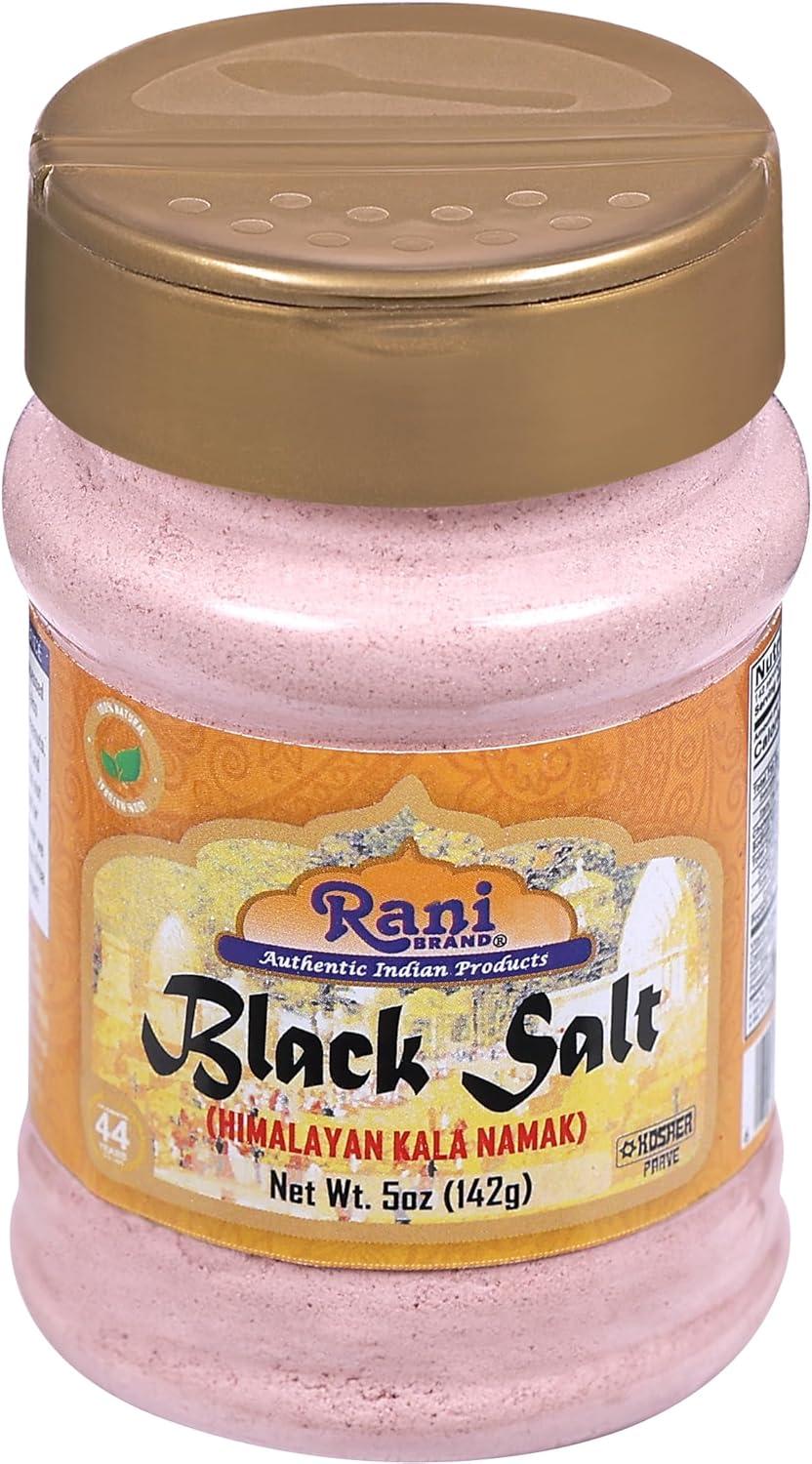 Black Salt (Kala Namak) Mineral Powder - 5oz (142g) - Rani Brand Authentic Indian Products