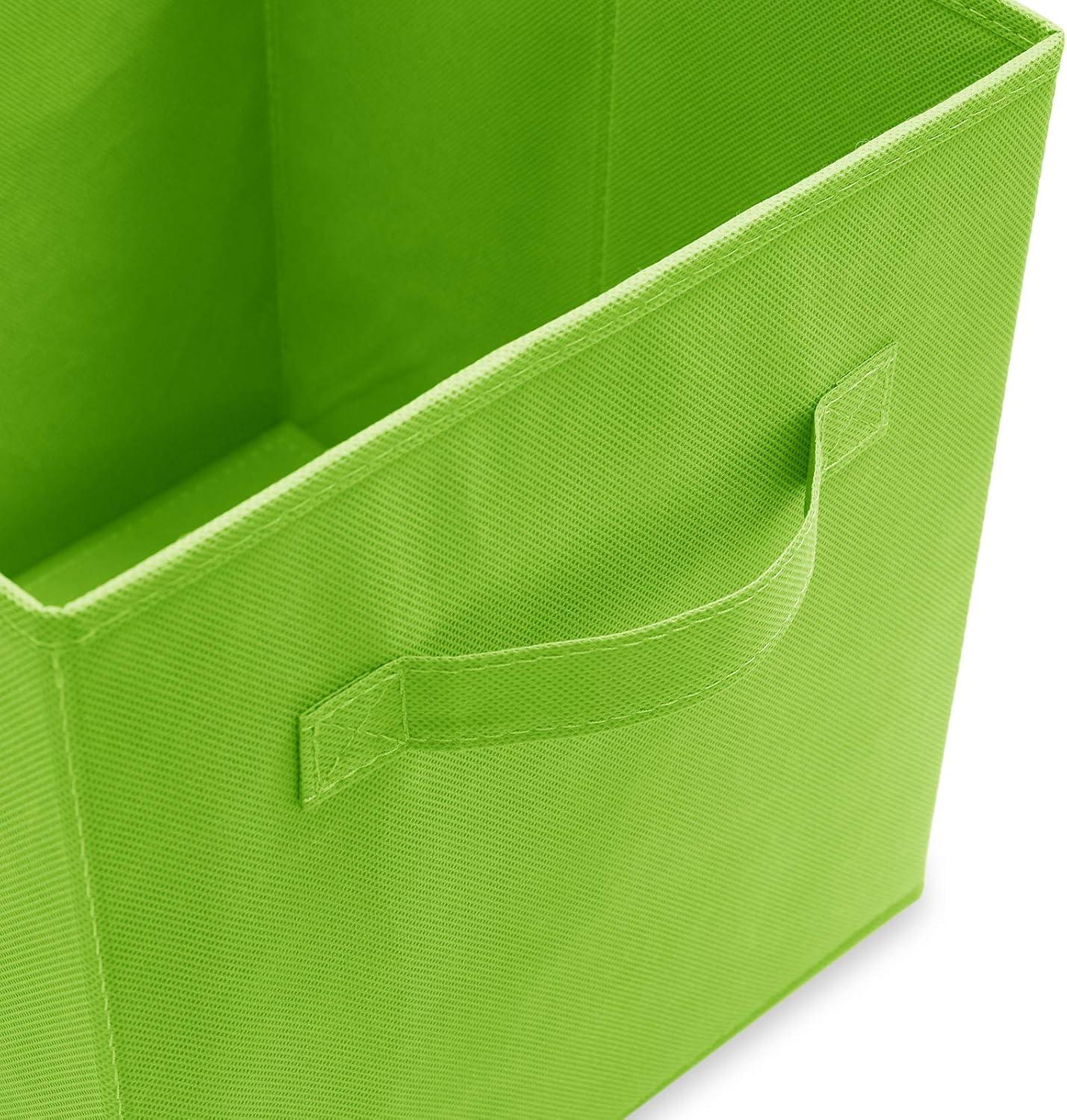 Casafield 10.5" L x 10.5" W x 11" H Collapsible Fabric Cube Storage Bins (Set of 6)