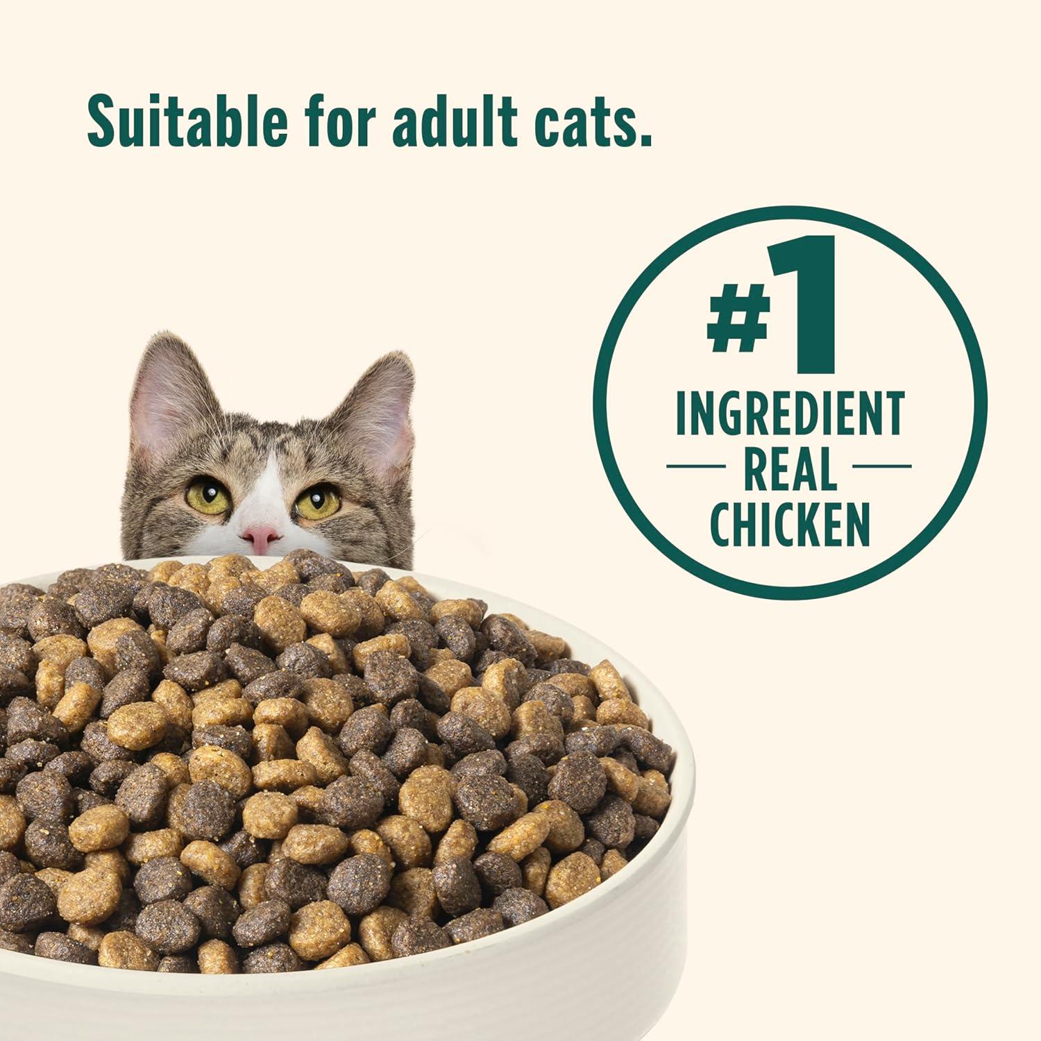 Nutrish Indoor Complete Chicken, Lentils & Salmon Recipe Dry Cat Food (Rachael Ray), 3 lb. Bag