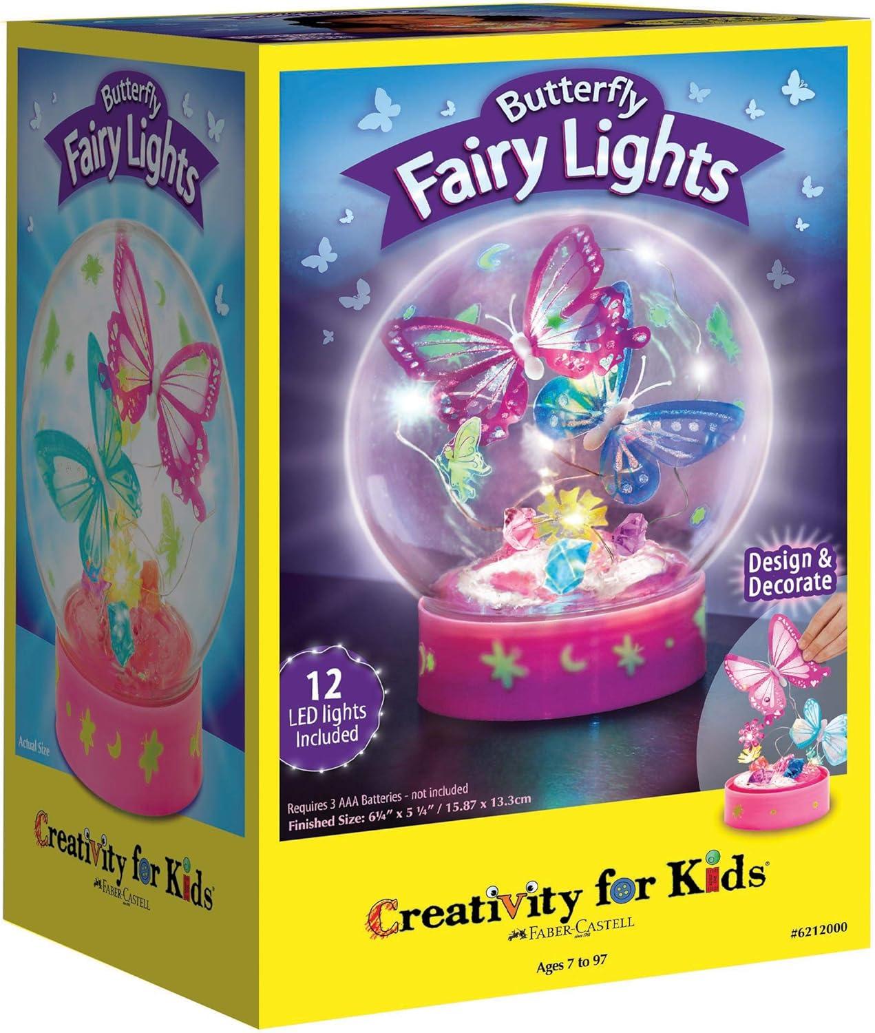 Creativity for Kids Butterfly Fairy Lights – Butterfly Craft Activity for Boys and Girls Ages 7-10+