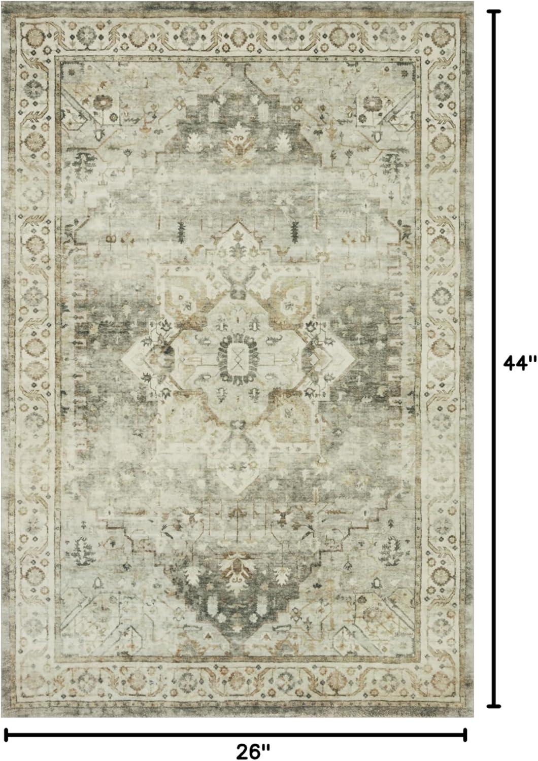 Loloi II Rosette ROS-09 Oriental Sage / Beige Area Rug 2'-2" x 3'-8"