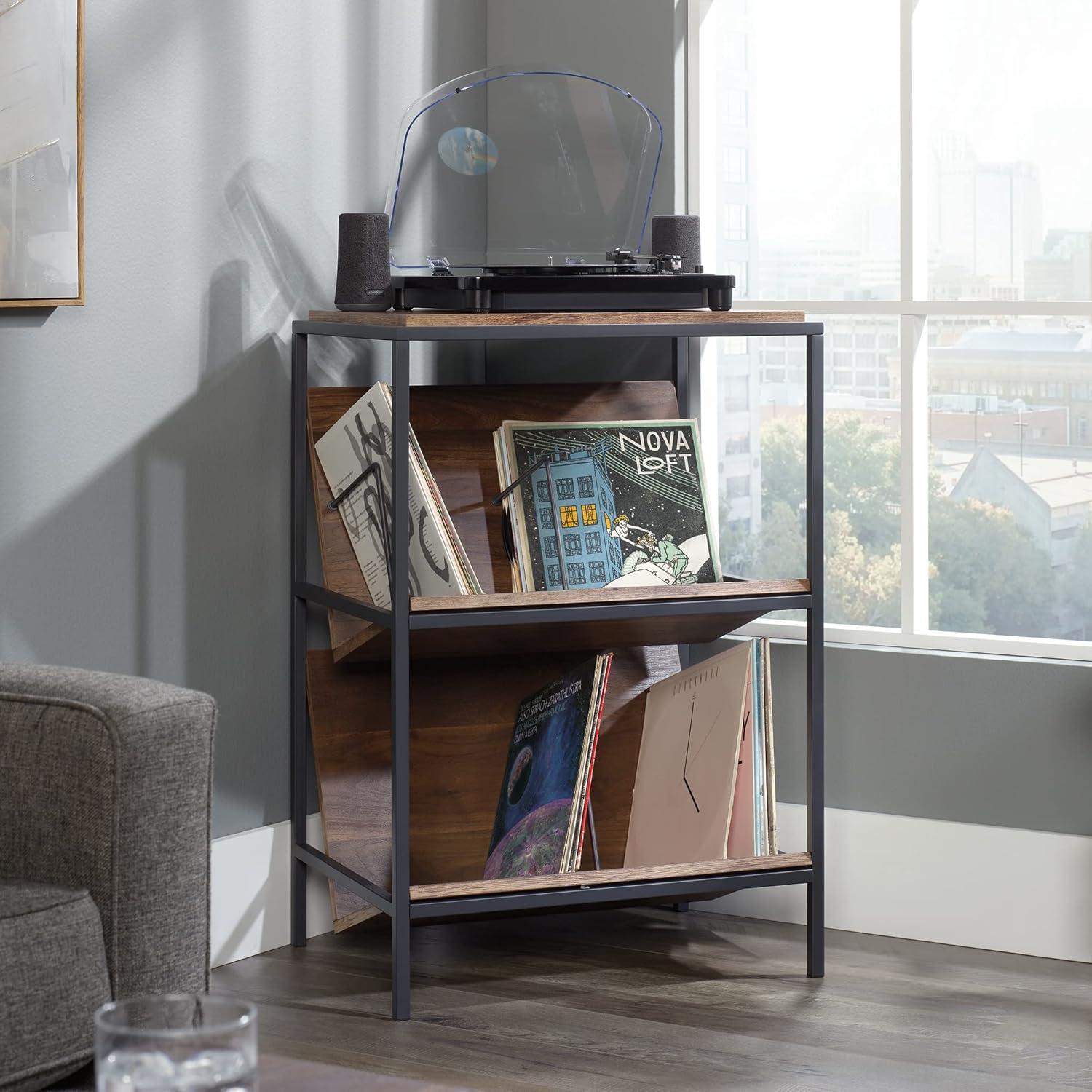 Sauder Nova Loft Accent Storage Cabinet, Grand Walnut Finish