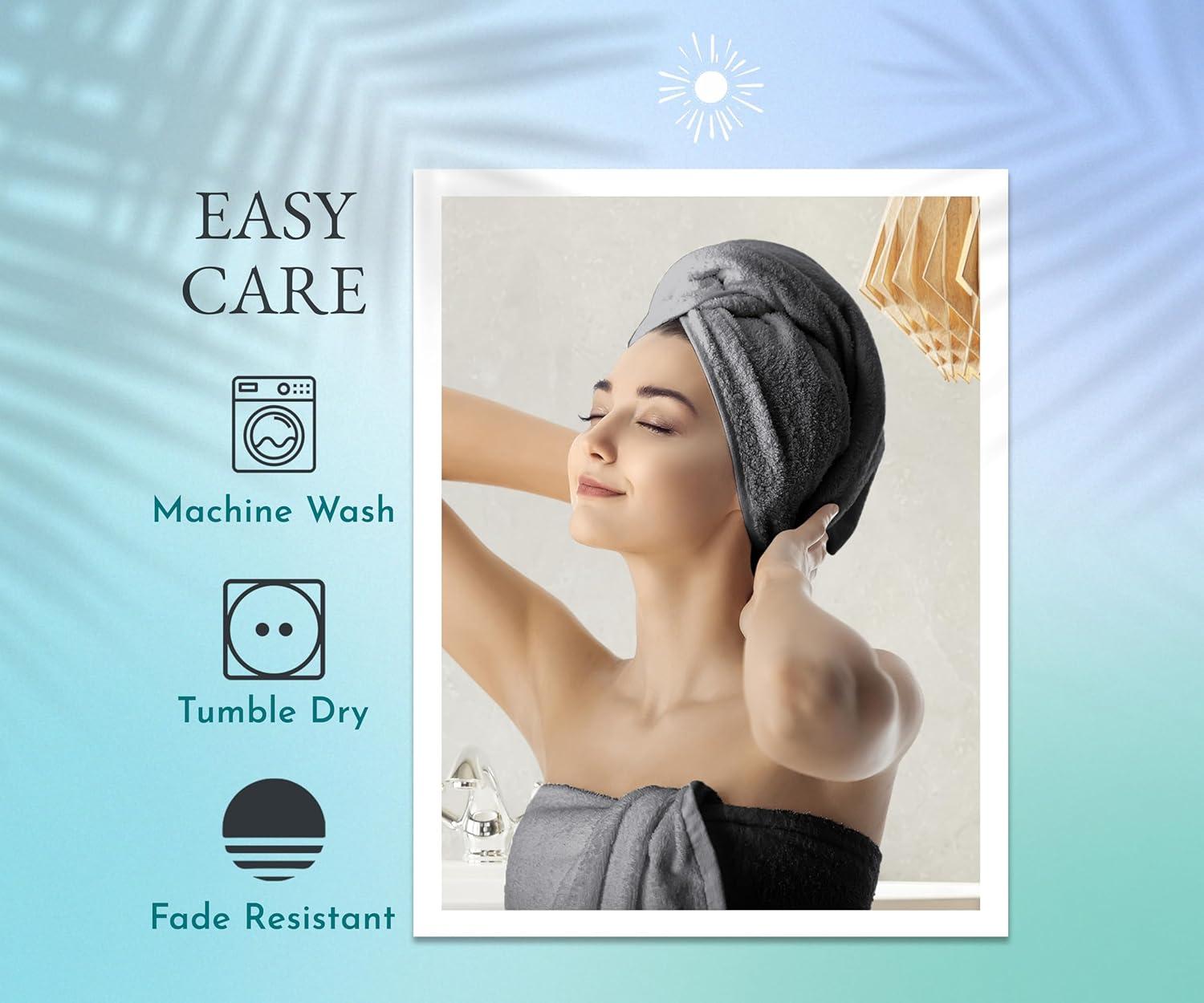 Hand Towels - 6-Pack, Softest 100% Cotton by California Design Den - Navy Blue, Six-Pcs Hand Towels