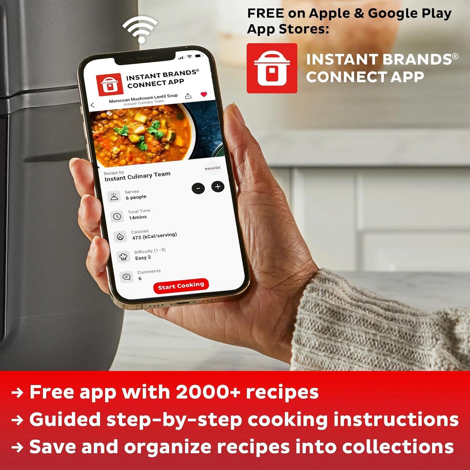 Instant Pot RIO 6qt 7-in-1 Electric Pressure Cooker & Multi-Cooker: Instapot, Slow & Rice Cooker