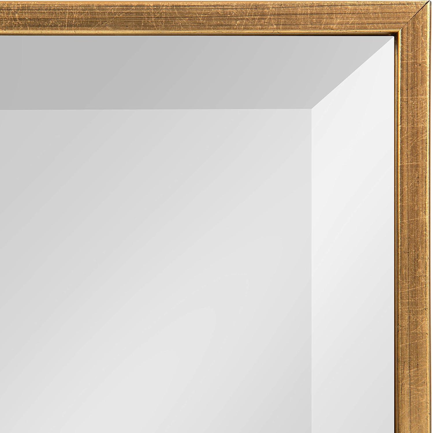 Rhodes Gold Rectangular Large Wall Mirror 22.75x28.75 Inches