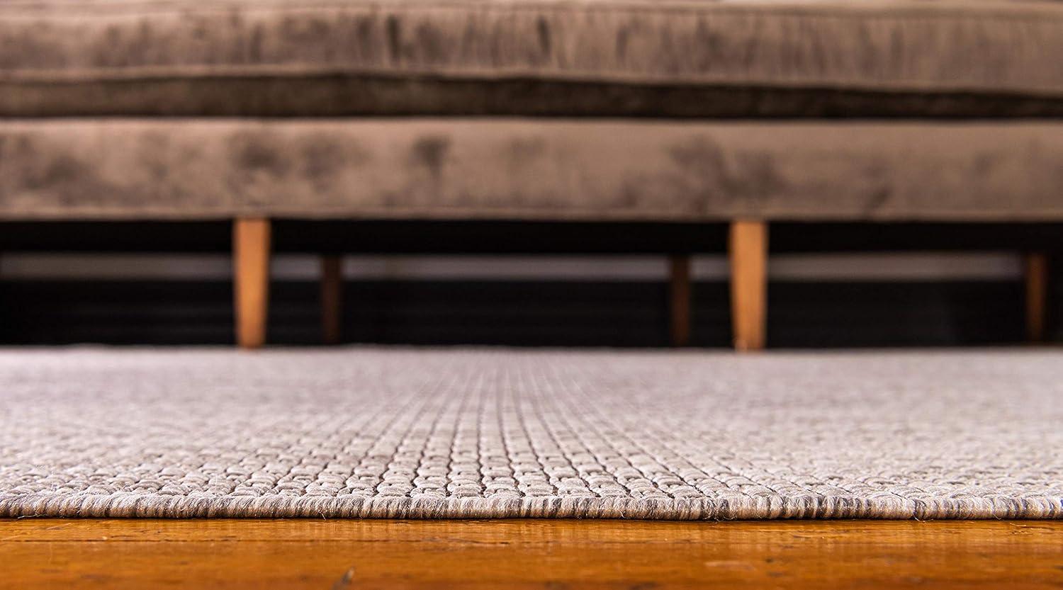 Unique Loom Outdoor Solid Solid Woven Area Rug